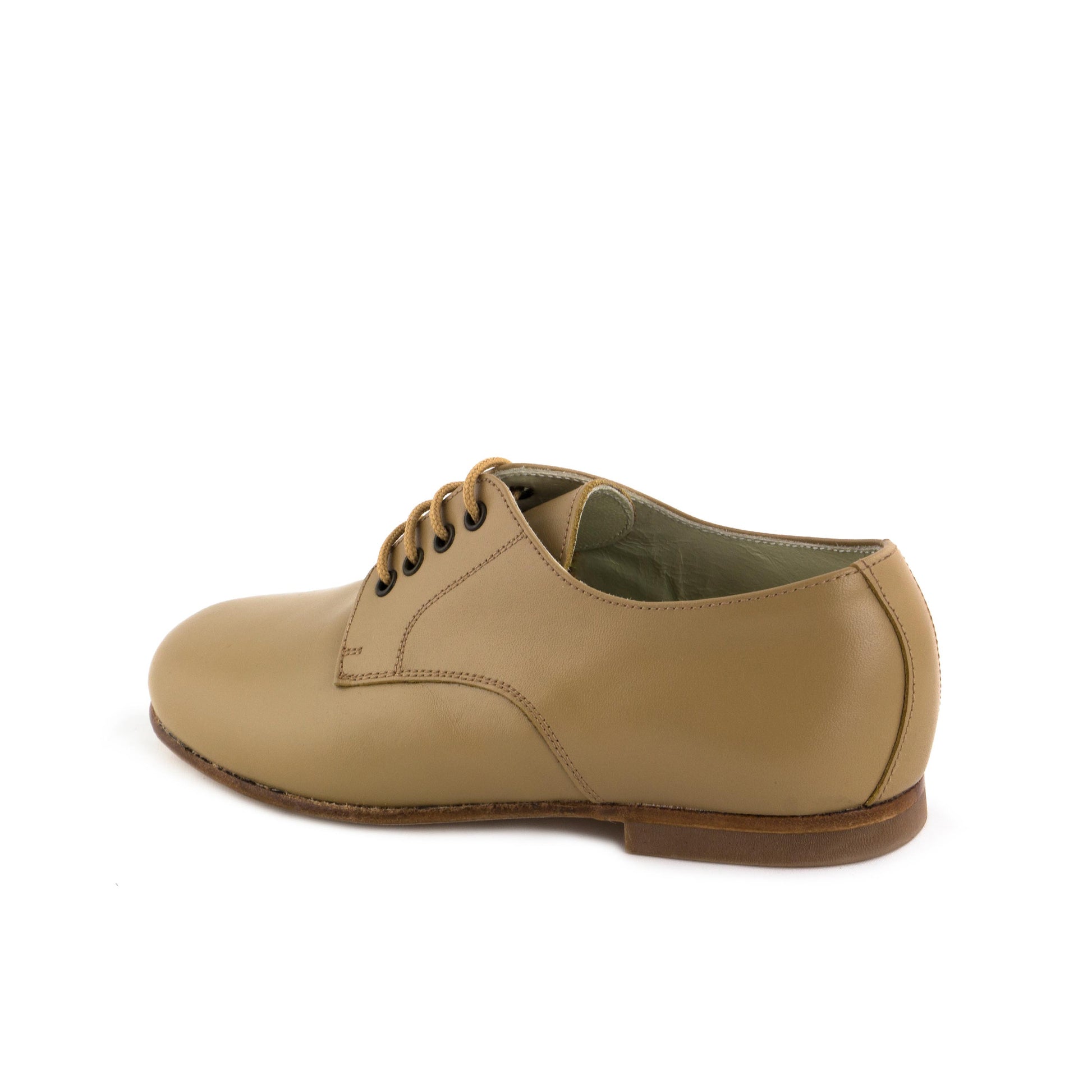 Blucher liso elegante tostado con cordón S141-00 Jeromín - S141-00-6C-4.jpg