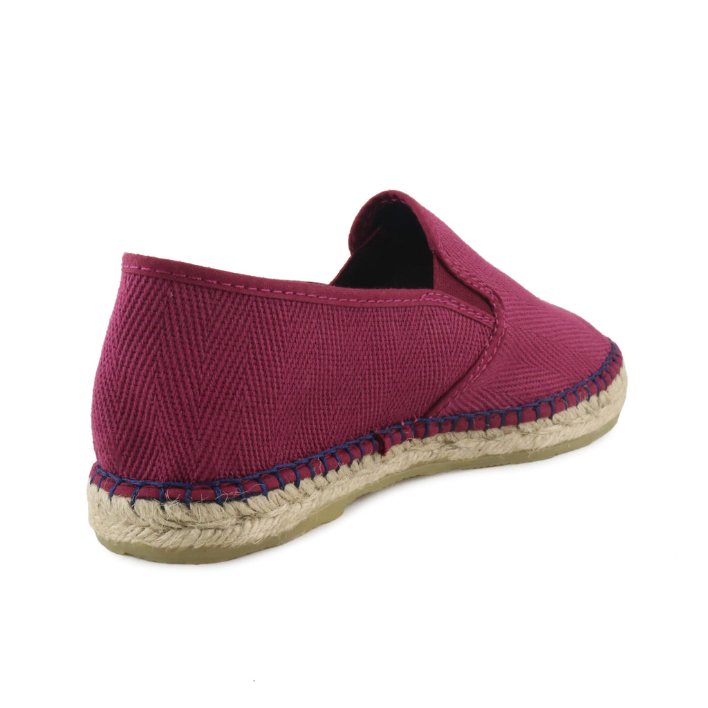 Alpargata plana cerrada burdeos con elástico 16401 Norteñas - 16401-13-3.jpg