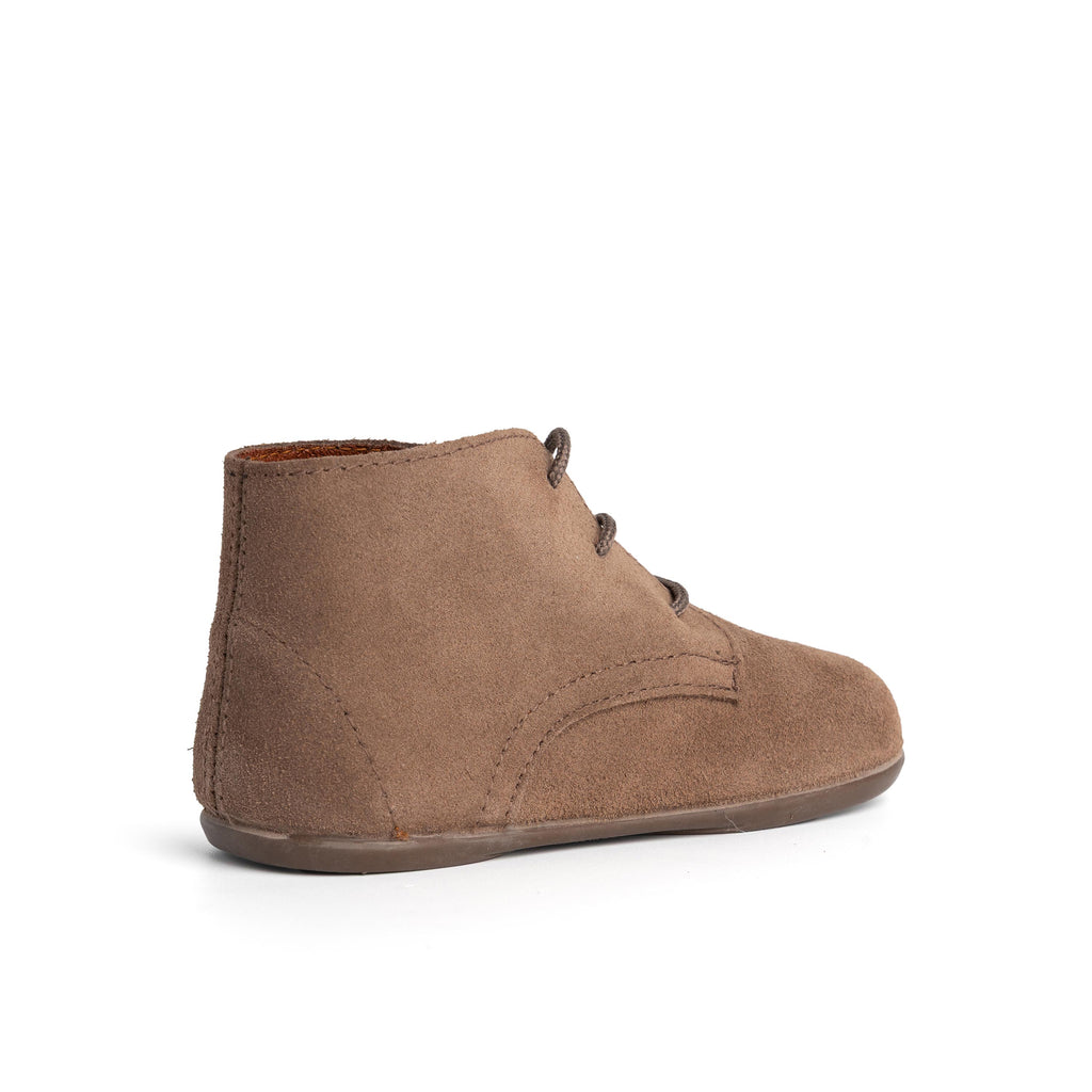 Bota barefoot serraje taupe 170 Pepa & Cris