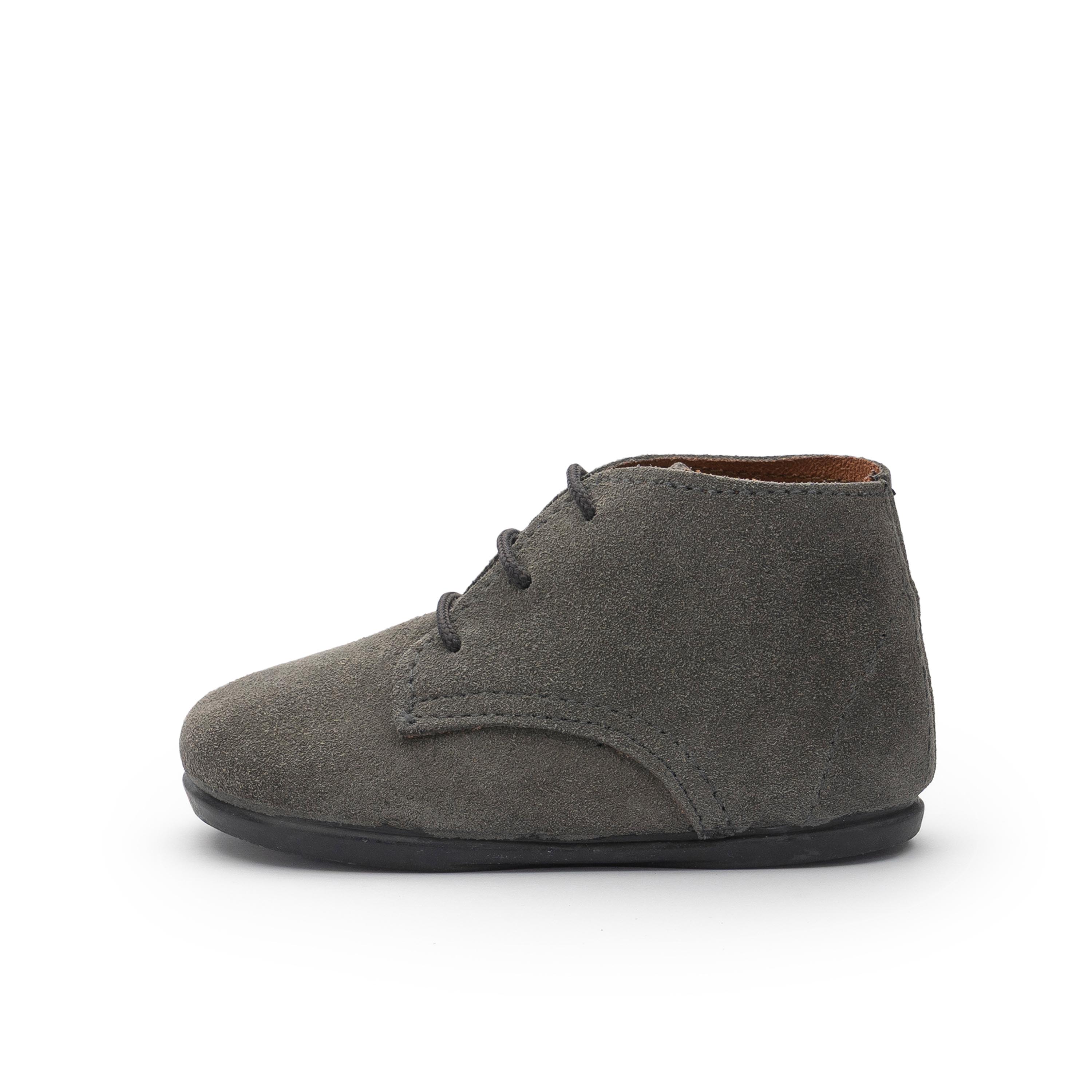 Bota barefoot serraje gris 170 Pepa & Cris