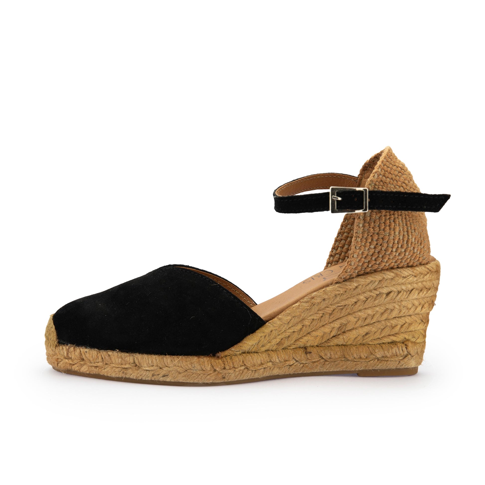 Alpargata de cuña cerrada negro con hebilla 174S Pepa&Cris - 174S-31-1.jpg