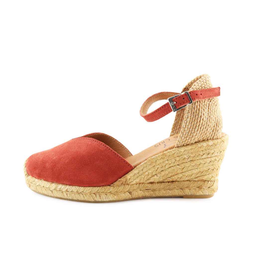 Alpargata de cuña cerrada teja con hebilla 174S Pepa&Cris - 174S-98-1.jpg