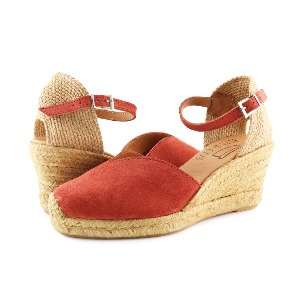 Alpargata de cuña cerrada teja con hebilla 174S Pepa&Cris - 174S-98-2.jpg