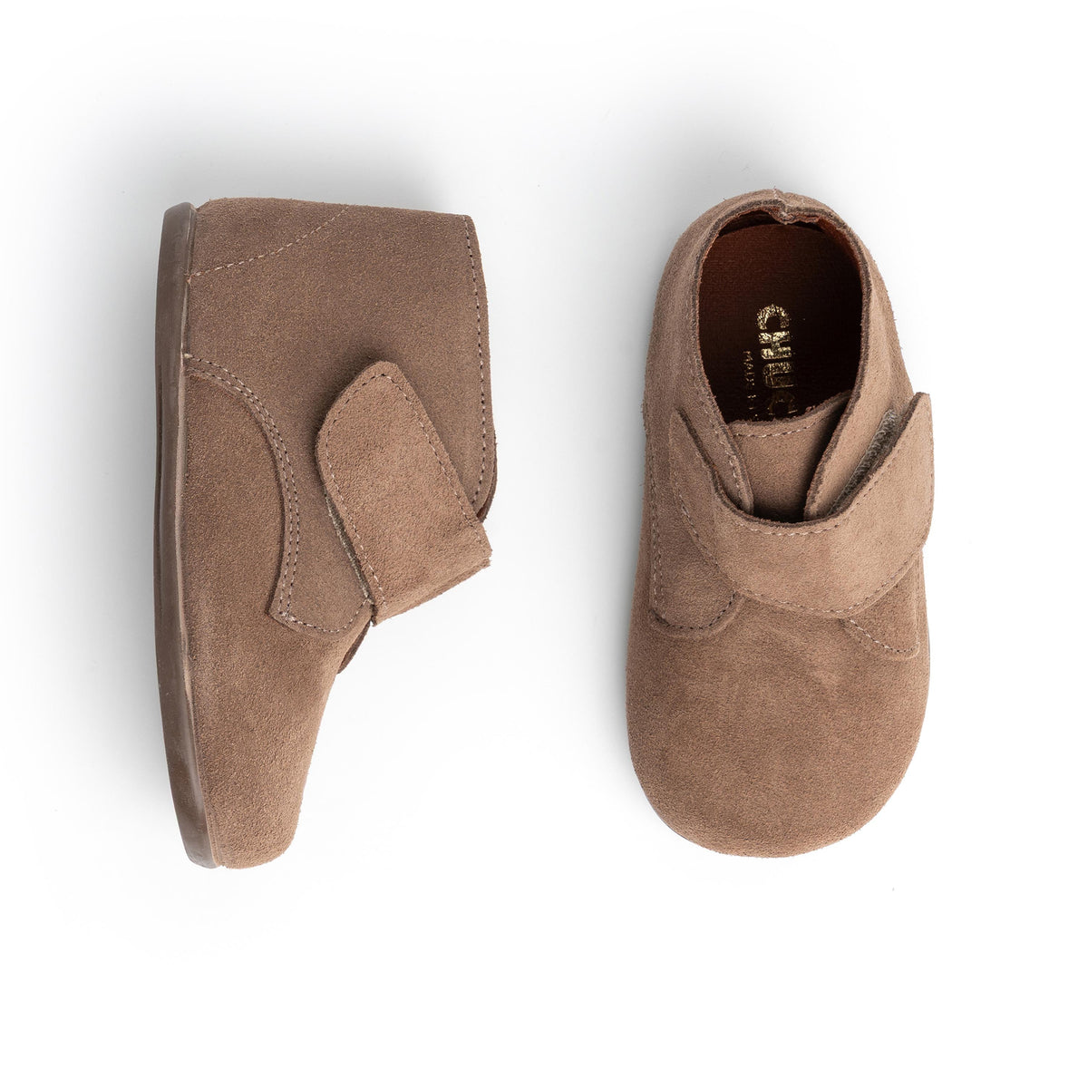 Bota barefoot serraje taupe 177 Pepa & Cris