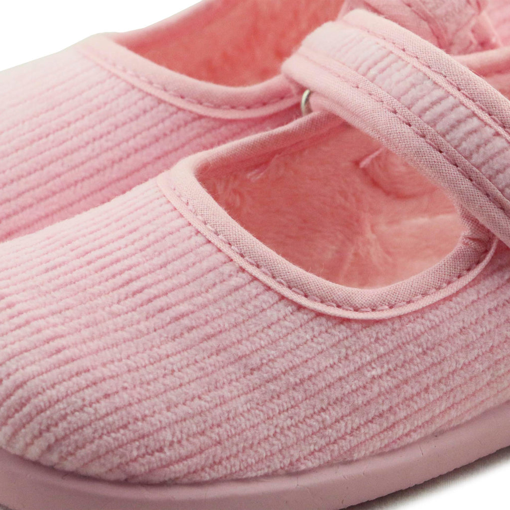 Zapatilla para casa cerrada rosa 1800-P de Vulladi - 1800-P-10-6.jpg