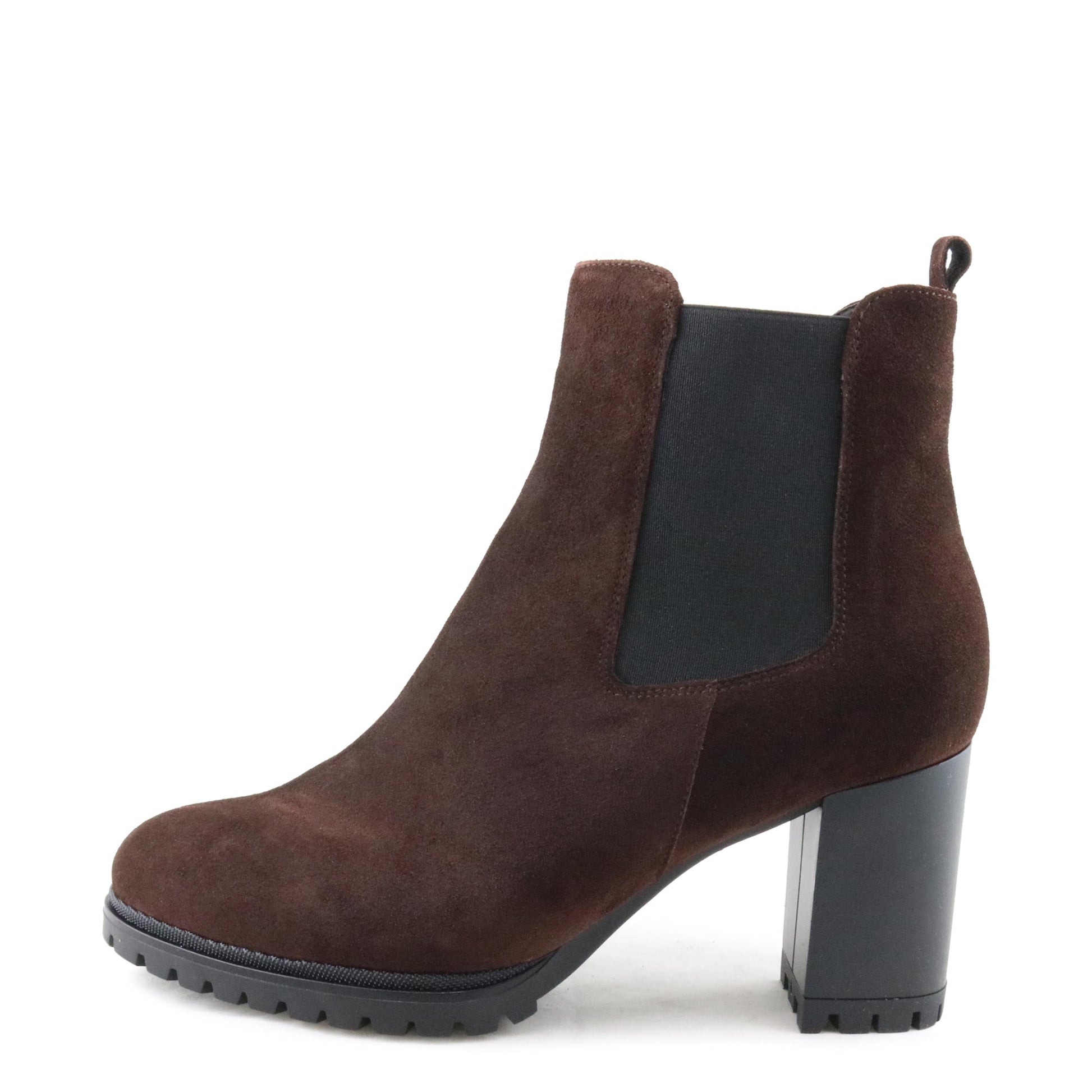 Botín de tacón ante marrón con cremallera 195432 Piesanto - 195432-26-1.jpg