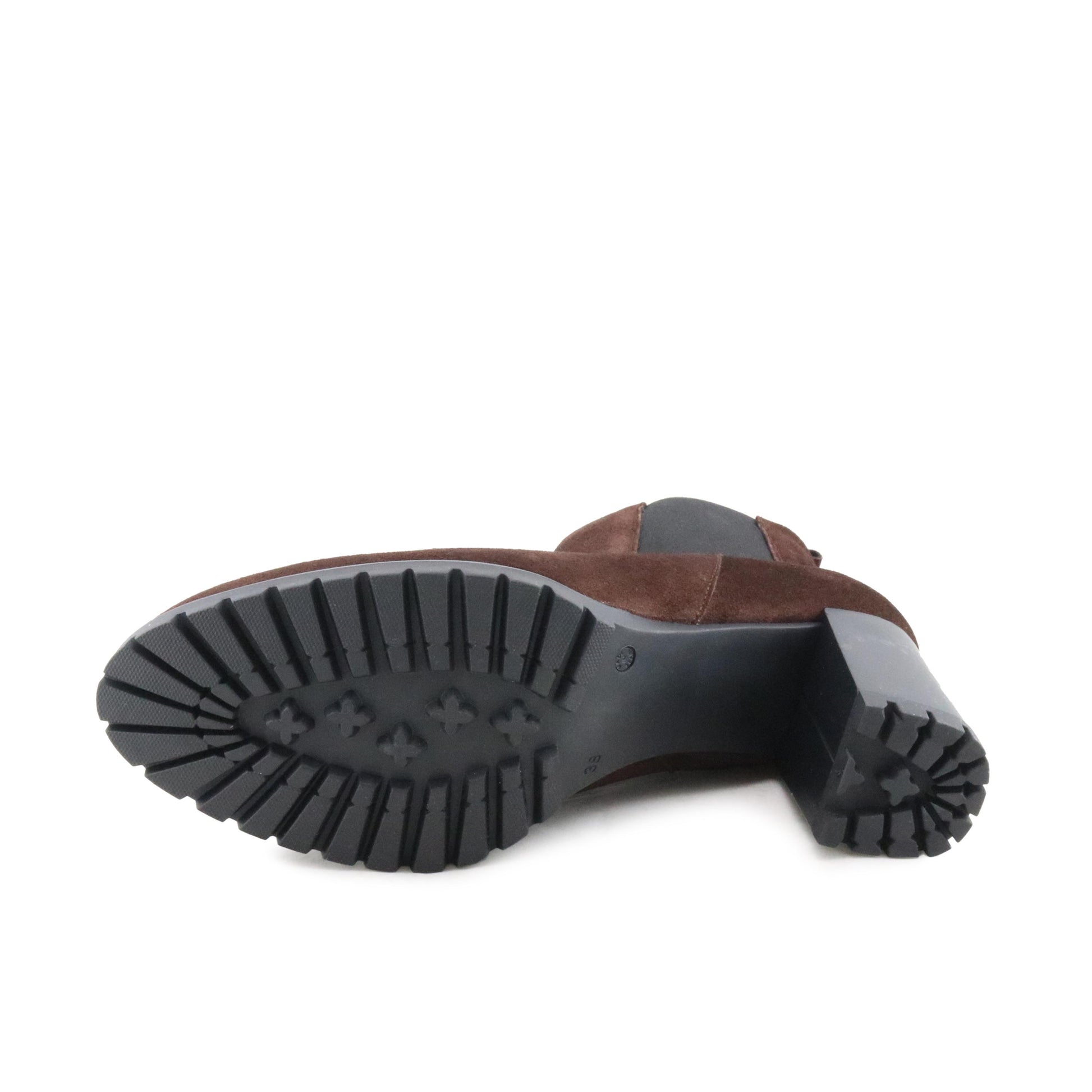 Botín de tacón ante marrón con cremallera 195432 Piesanto - 195432-26-4.jpg