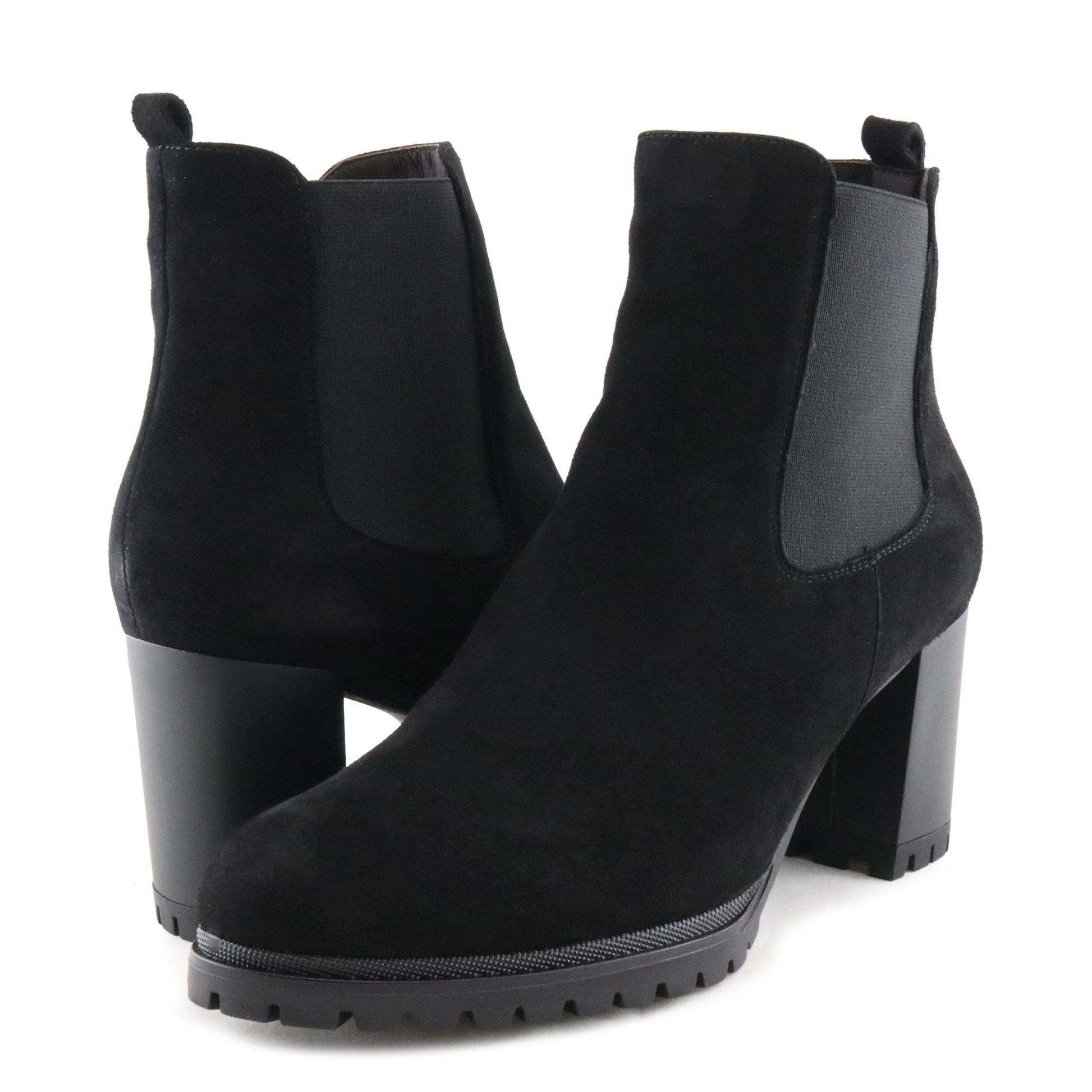 Botín de tacón ante negro con cremallera 195432 Piesanto - 195432-31-2.jpg