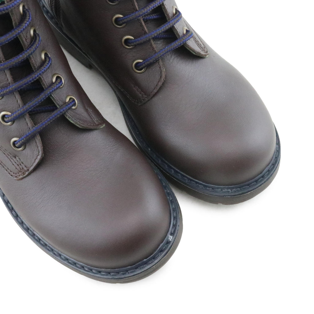 Bota marrón oscuro con cordón y cremallera 33000 Gorila - 33000-62-6.jpg