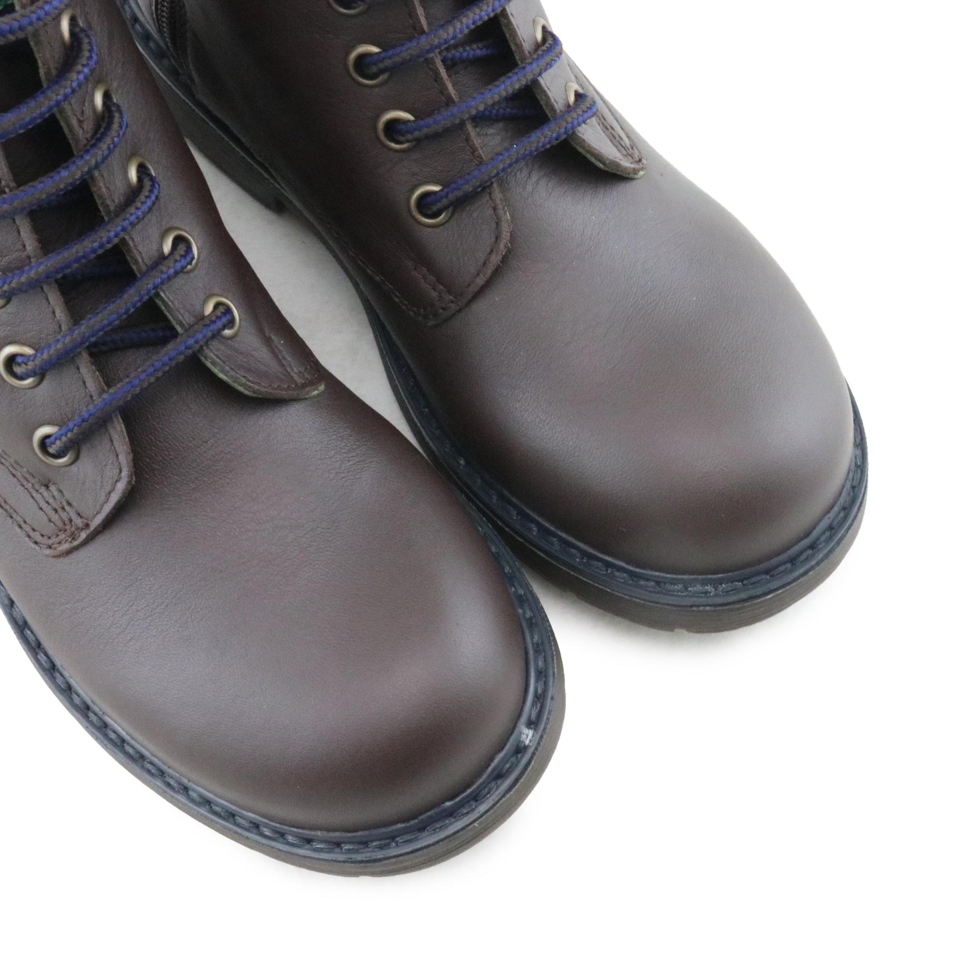 Bota marrón oscuro con cordón y cremallera 33000 Gorila - 33000-62-6.jpg