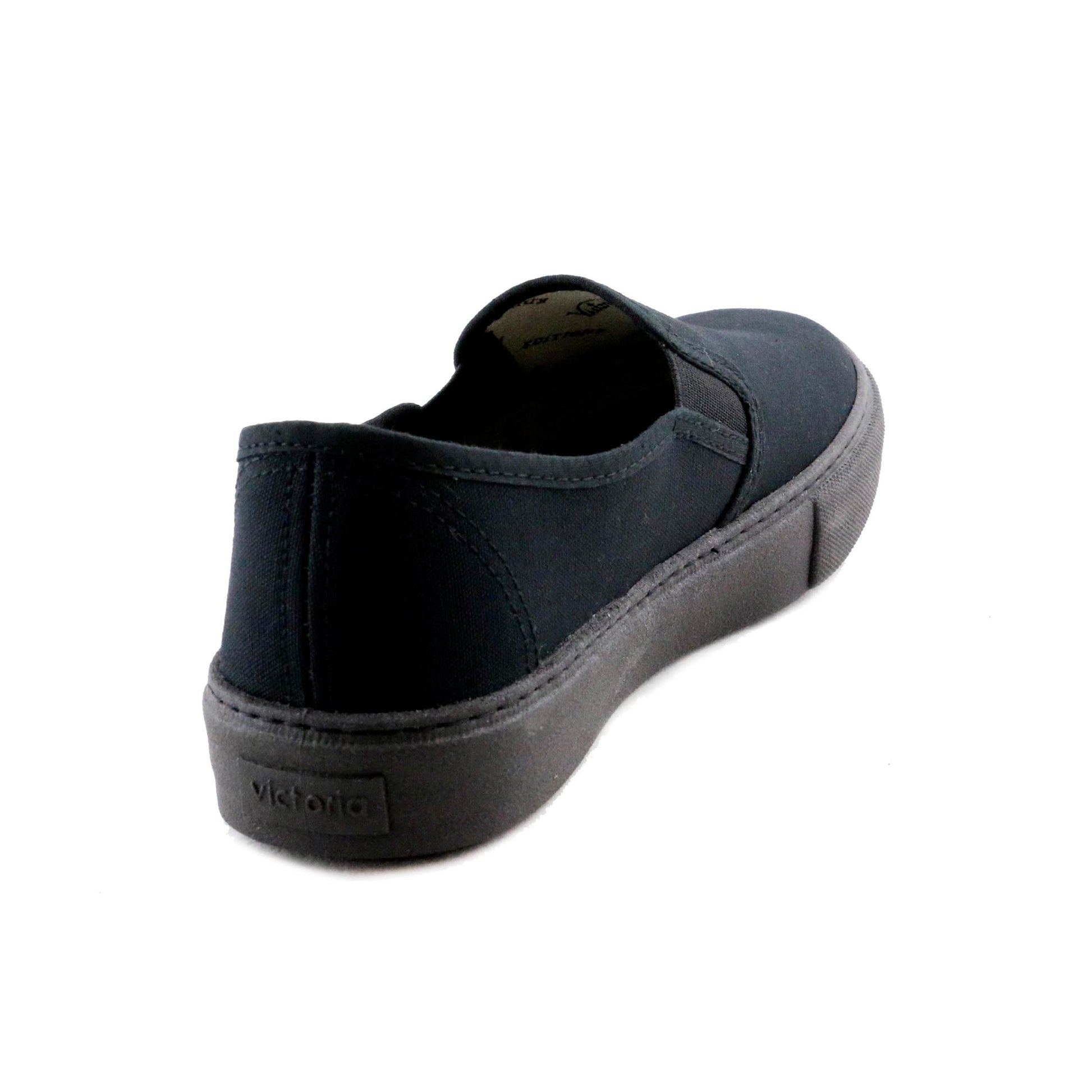 Zapatilla negro con elástico 25015 de Victoria - 25015-20-3.jpg