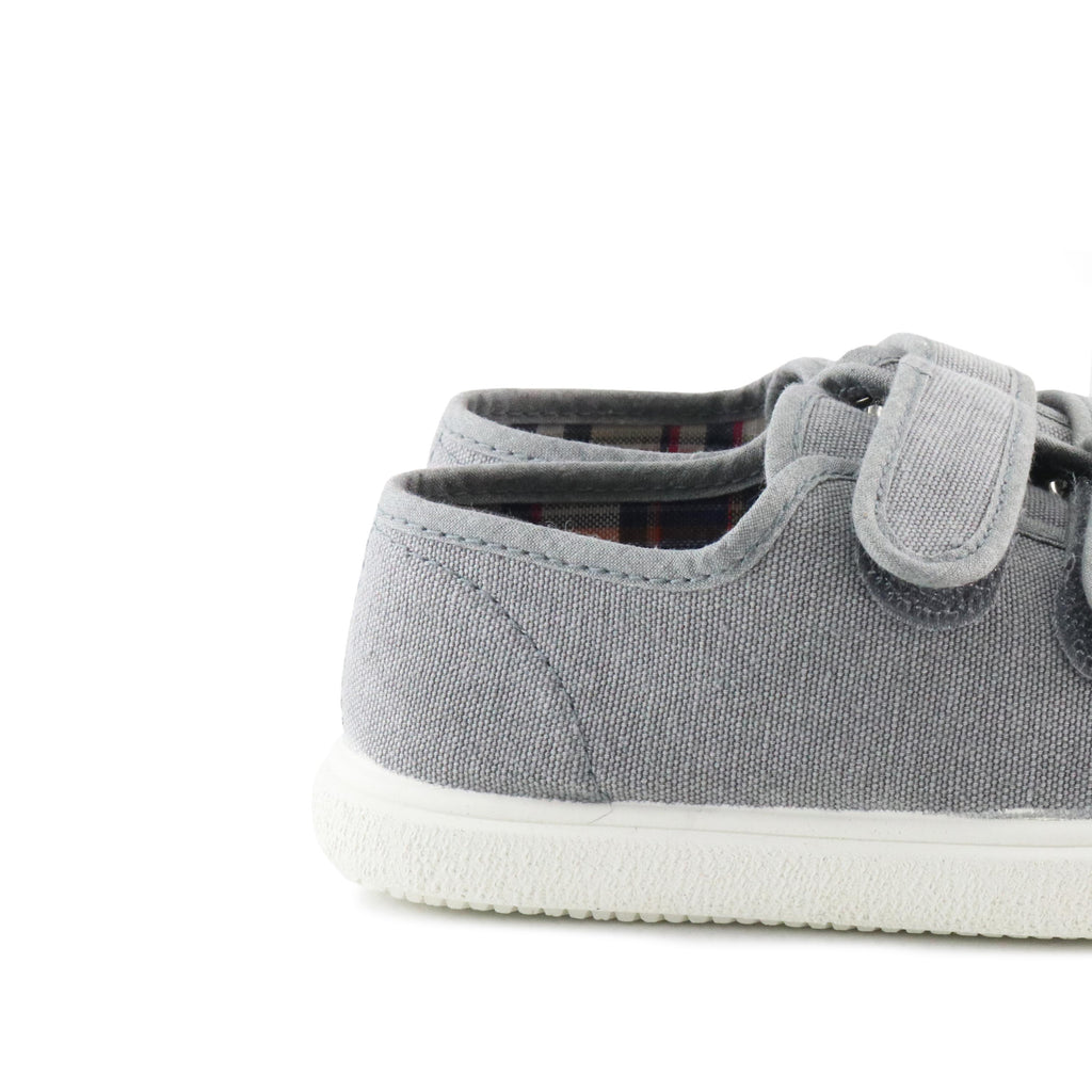 Zapatilla casual gris con velcro 445 de Vulladi - 445-16-5.jpg