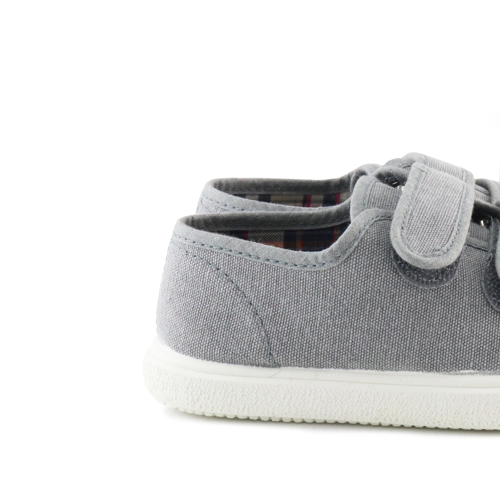 Zapatilla casual gris con velcro 445 de Vulladi - 445-16-5.jpg