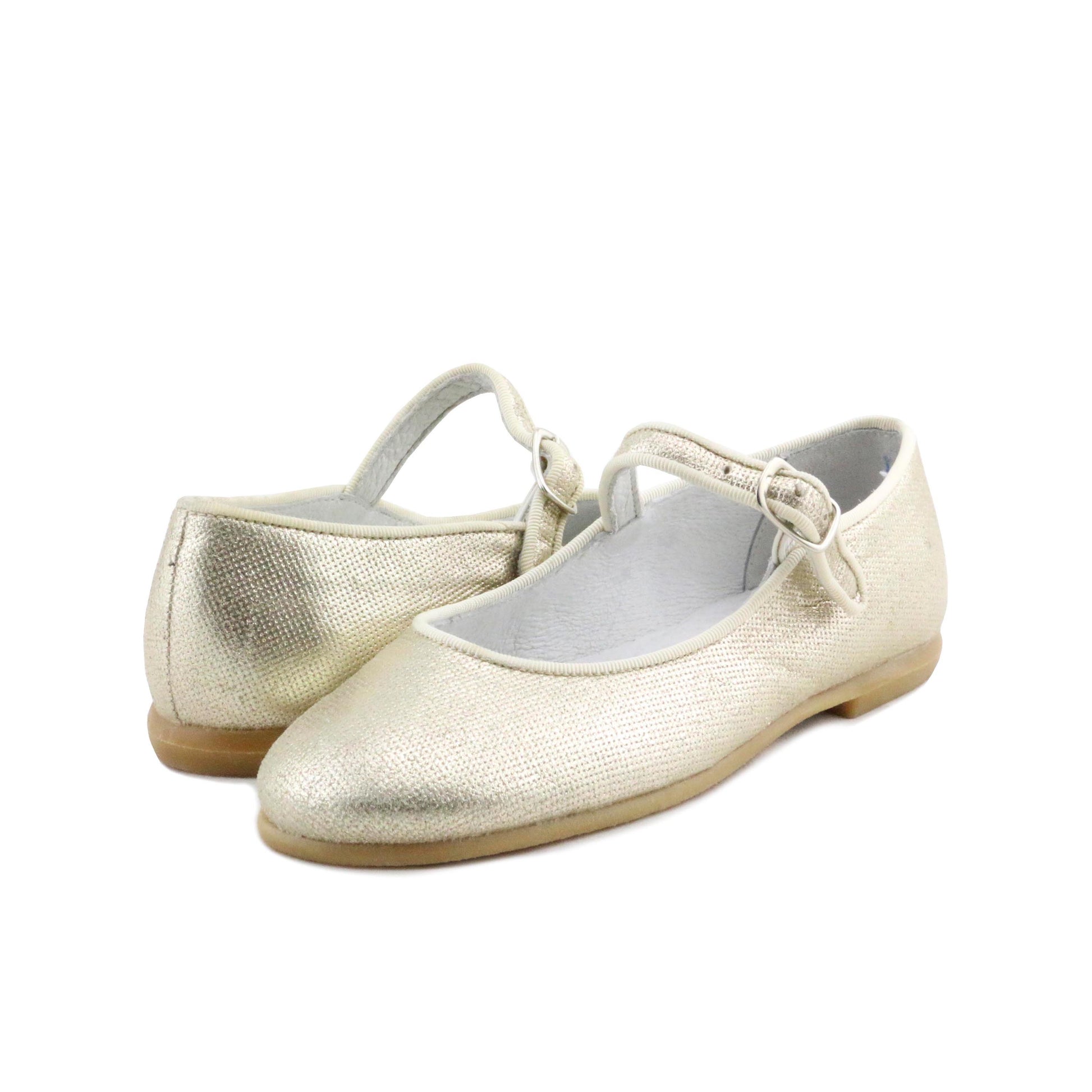 Mercedita champán con hebilla A129 de Jeromín - A129-110-2.jpg