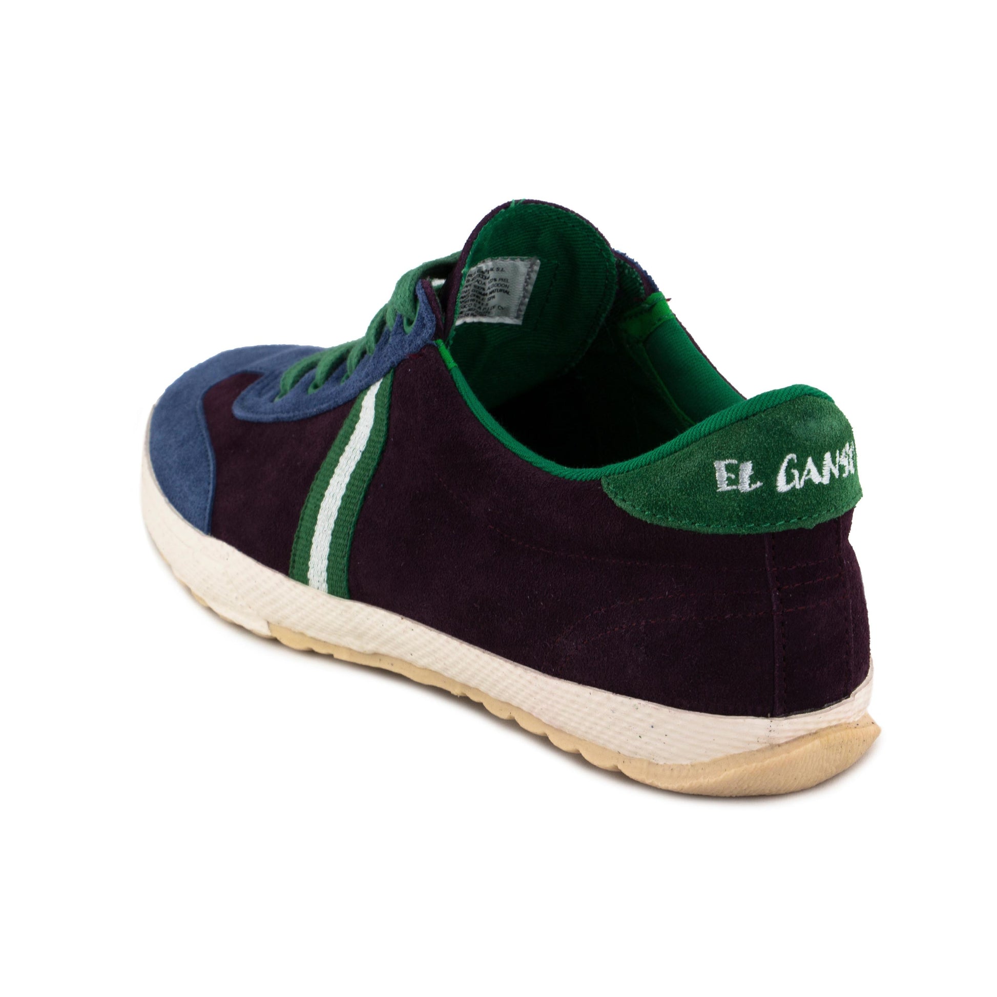 Zapatilla ante berenjena con cordón MATCH El Ganso - MATCH-91-4.jpg