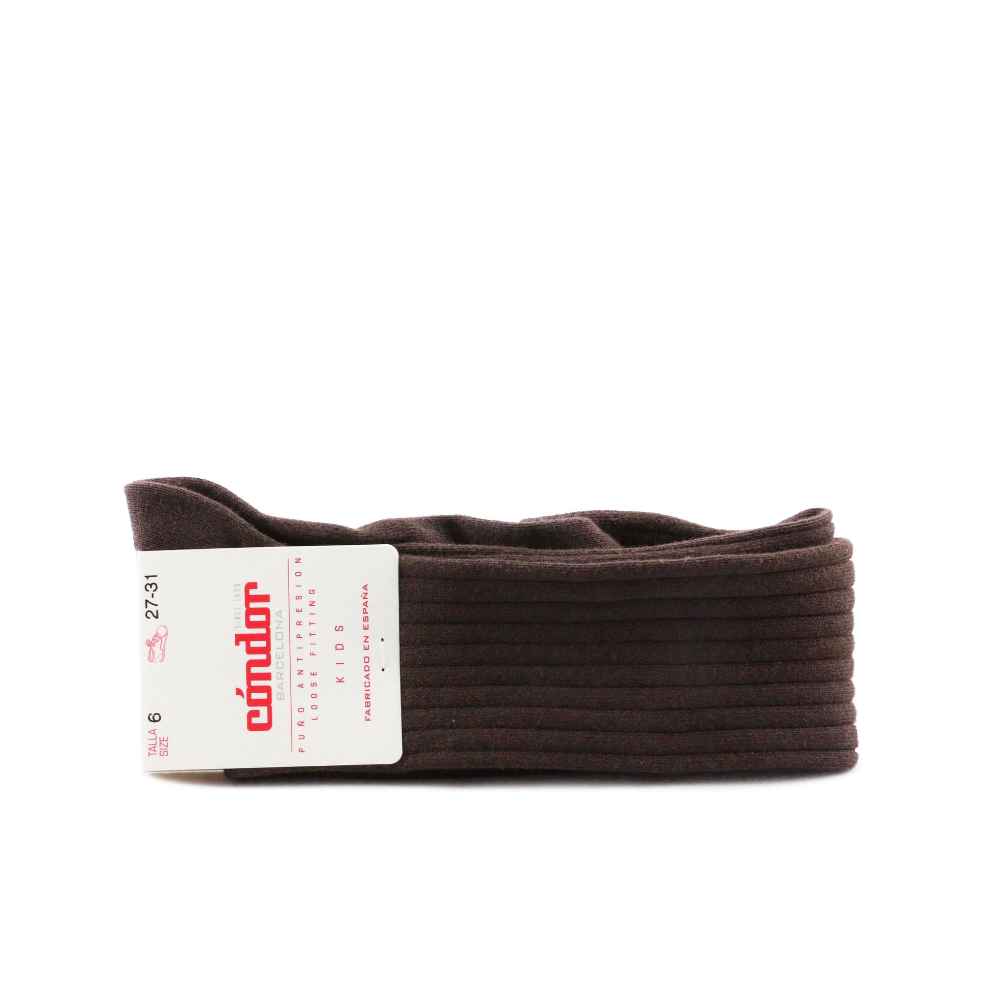 Calcetín alto marrón 20162 de Cóndor - 20162-12-2.jpg