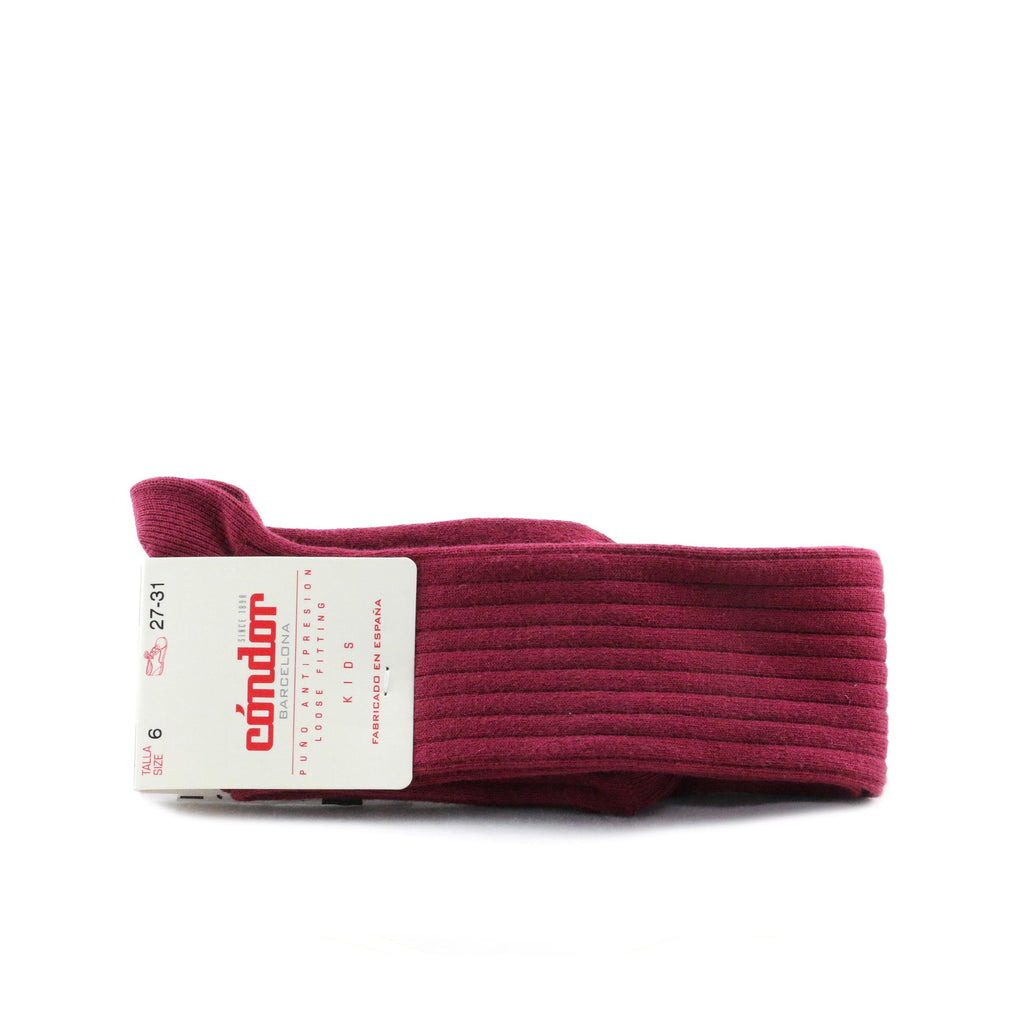 Calcetín alto burdeos 20162 de Cóndor - 20162-13-2.jpg