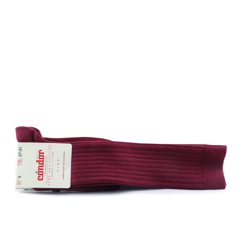 Calcetín alto burdeos 20162 de Cóndor - 20162-13-3.jpg
