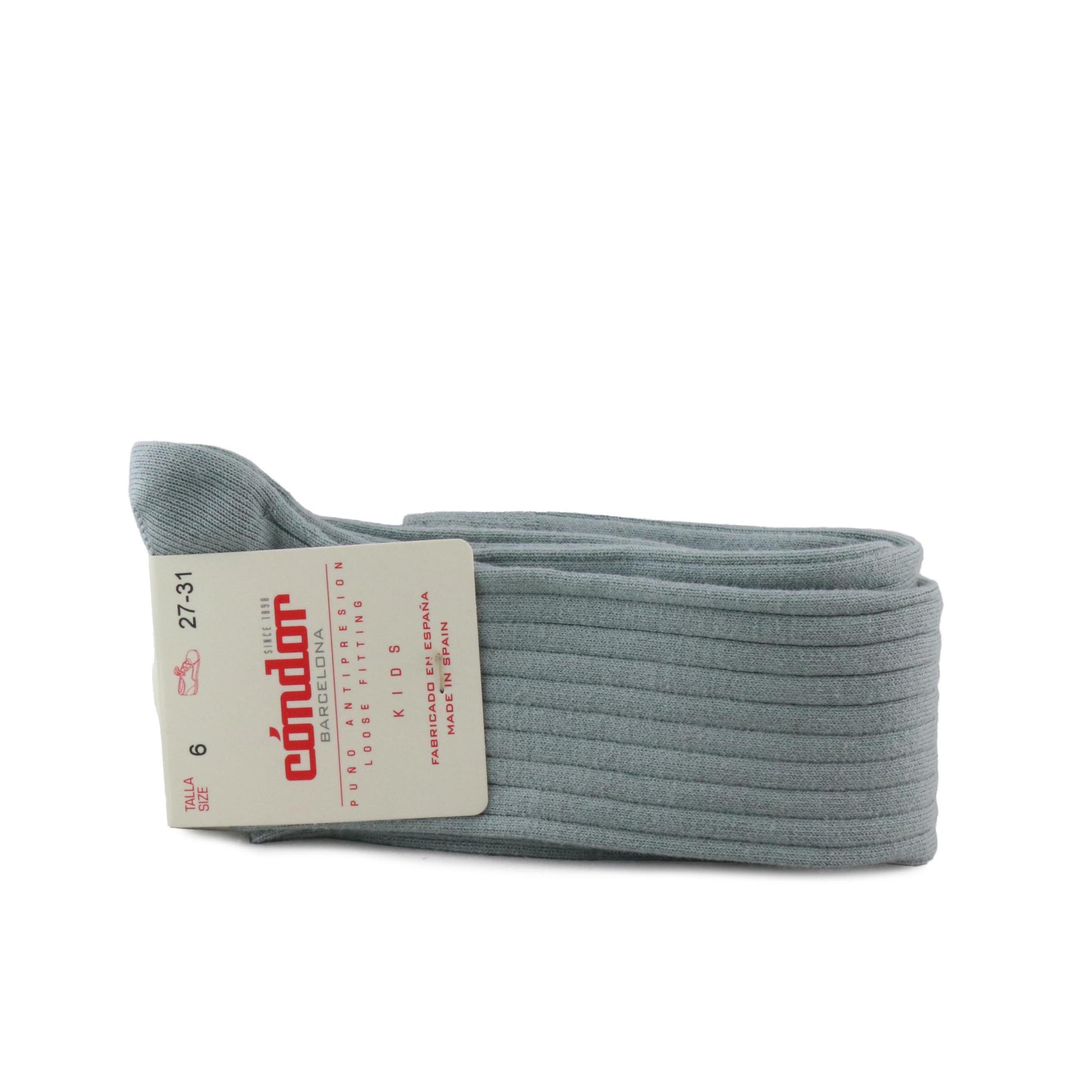 Calcetín alto verde gris 20162 de Cóndor - 20162-194-2.jpg