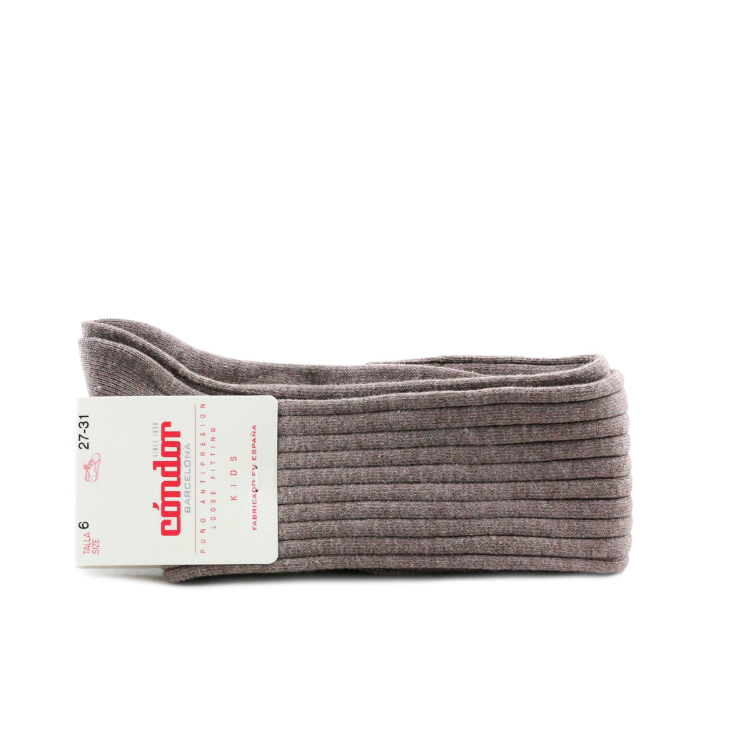 Calcetín alto marrón claro 20162 de Cóndor - 20162-63-2.jpg