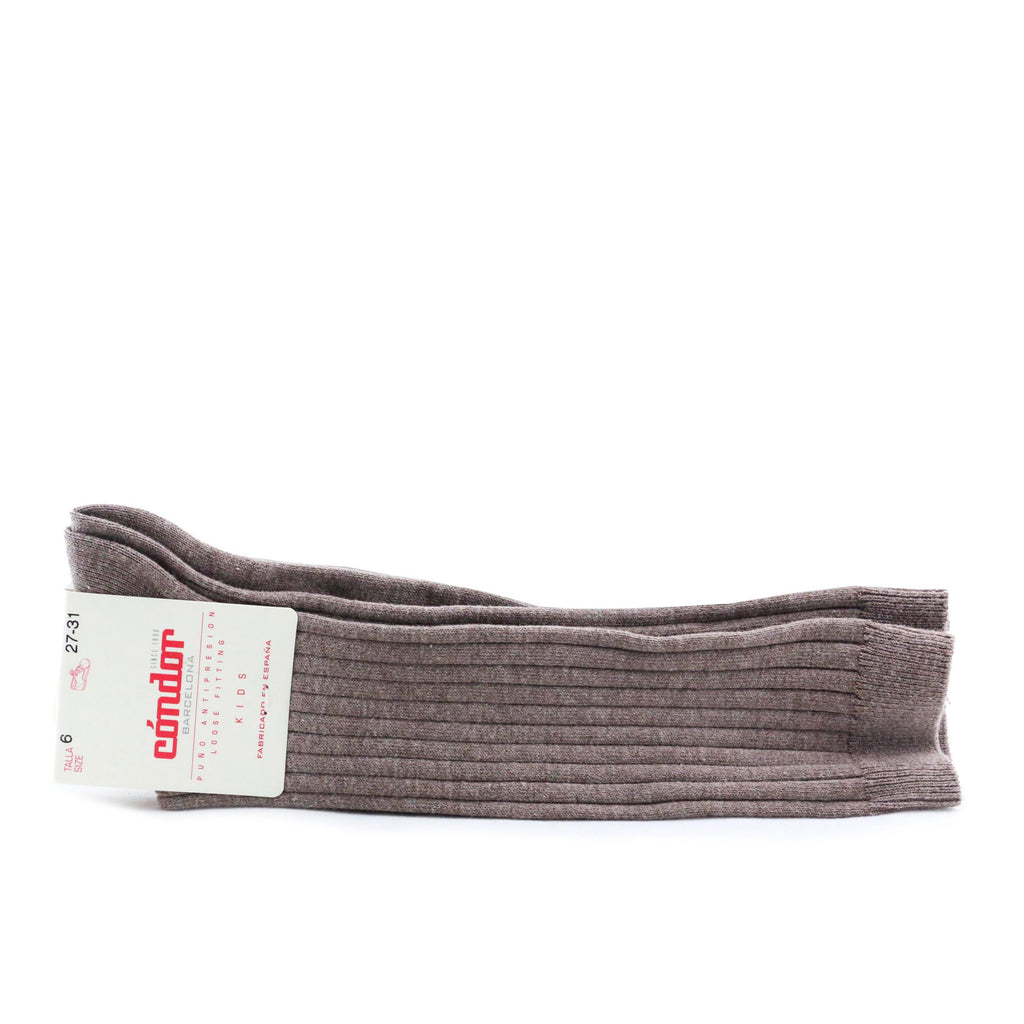 Calcetín alto marrón claro 20162 de Cóndor - 20162-63-3.jpg