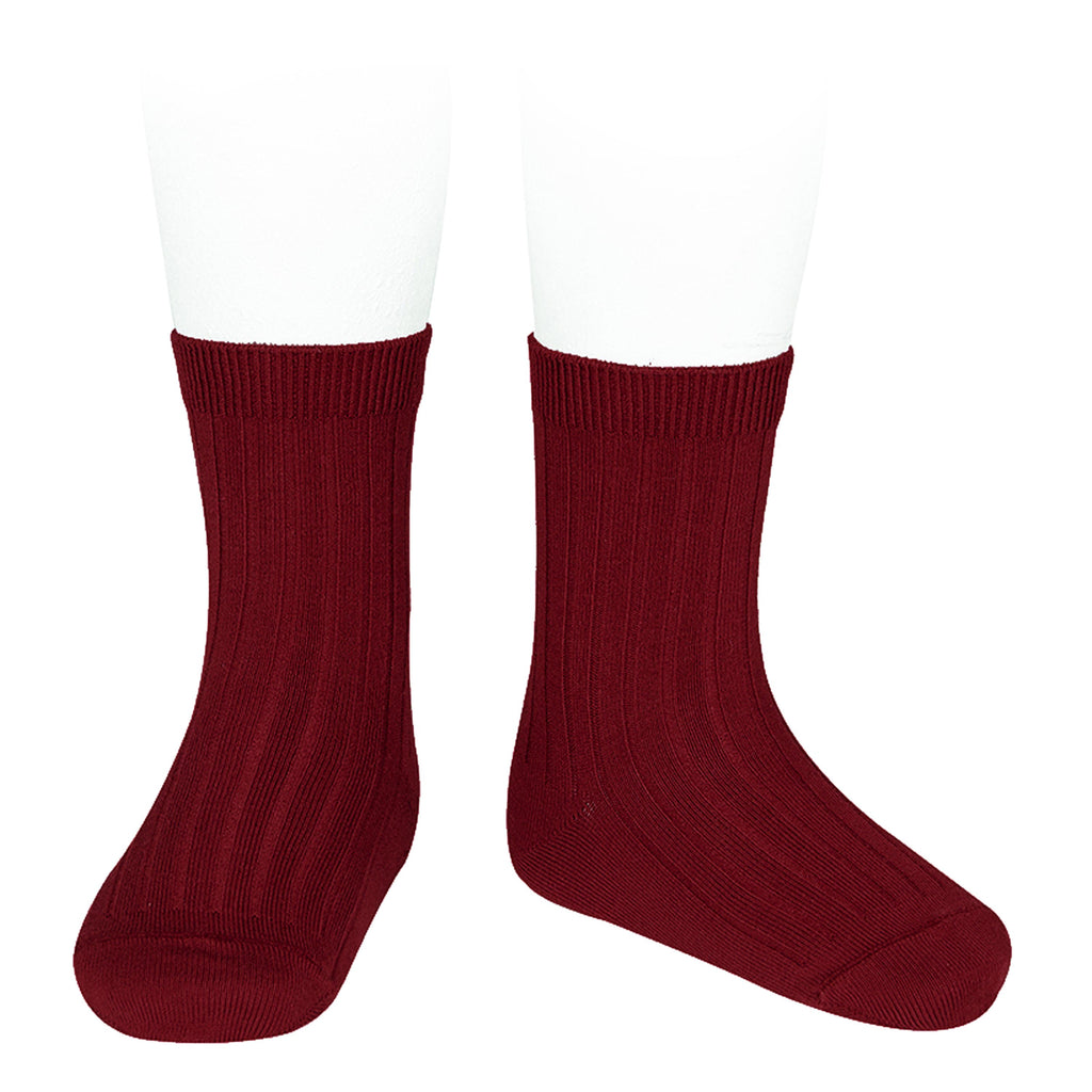 Calcetín corto burdeos 20164 de Cóndor - 20164-13-1.jpg