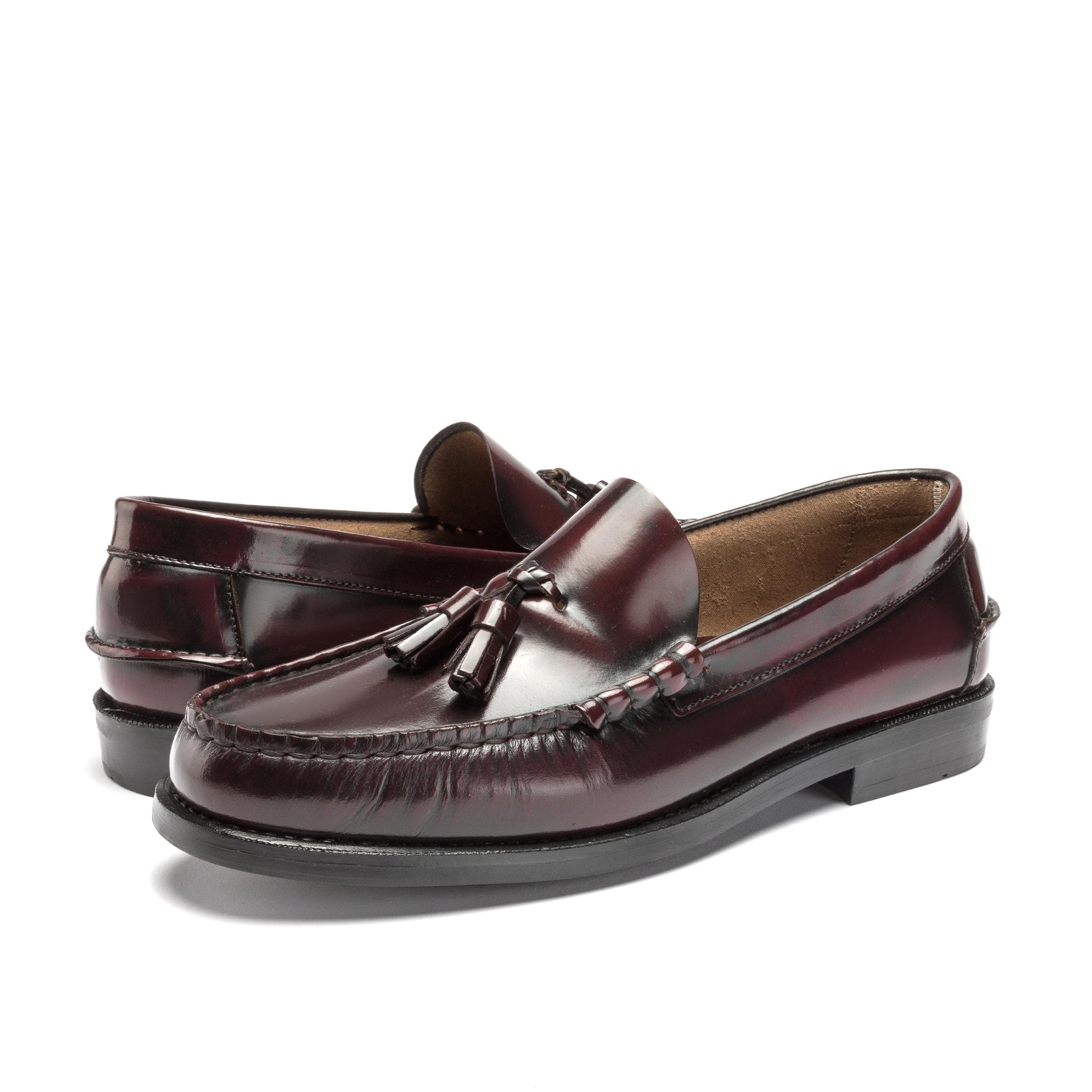 Mocasín florentic burdeos con borlas 204 de Jeromín - 204-5-2.jpg