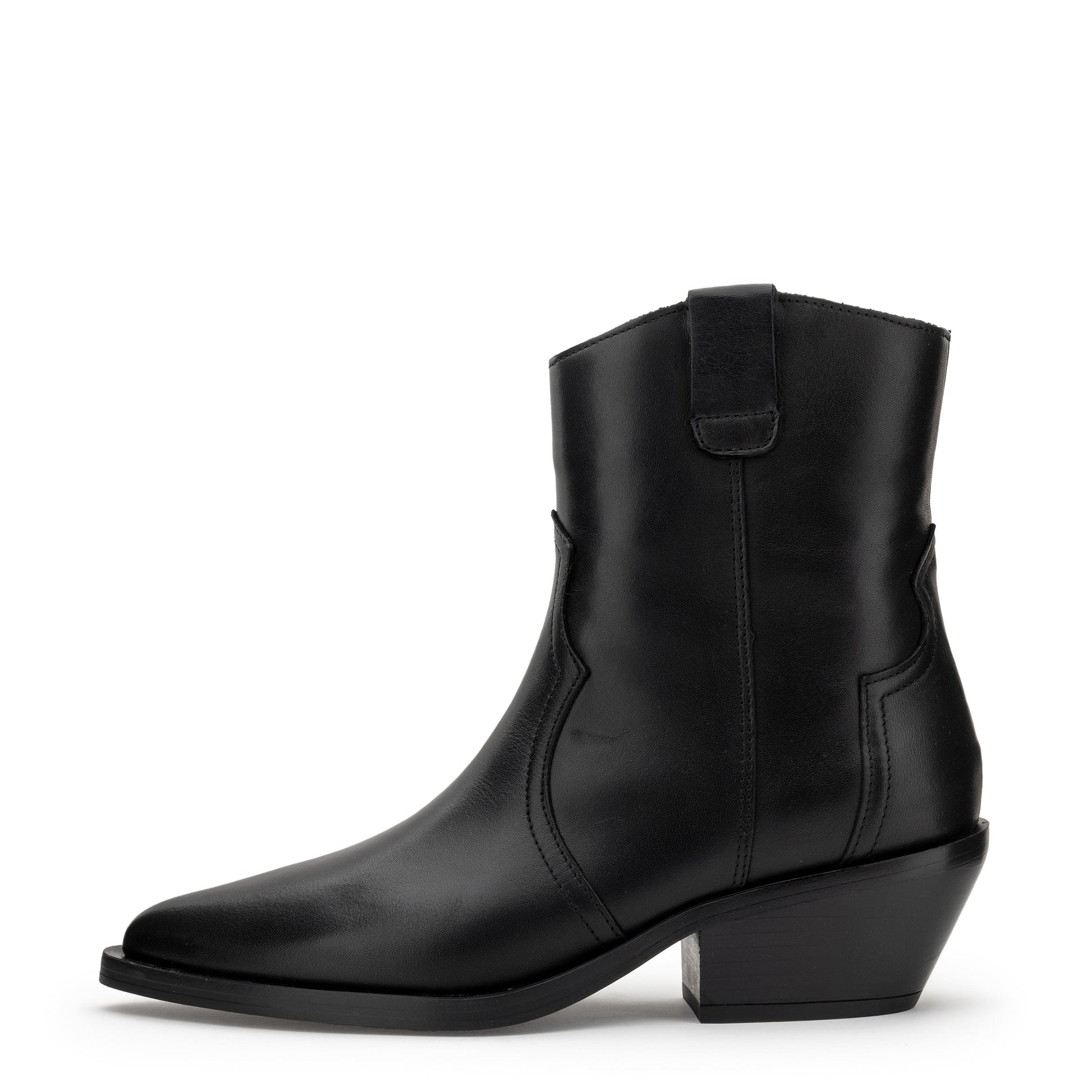 Botín cowboy negro con cremallera 2072 de Alpe - 2072-20-1.jpg