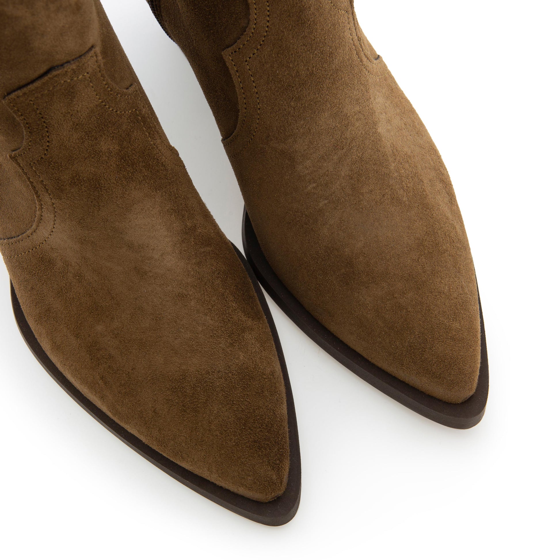 Botín cowboy ante cuero con cremallera 2072 de Alpe - 2072-28-6.jpg