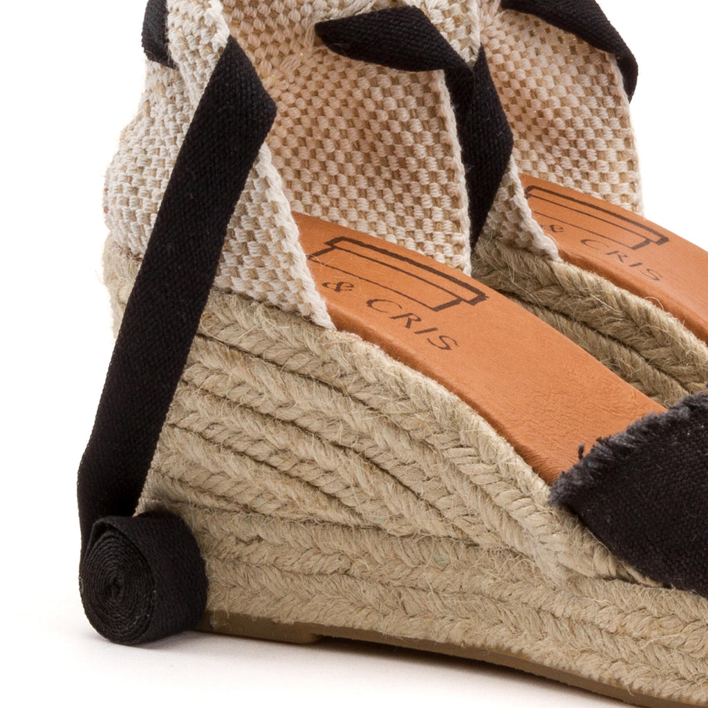 Alpargata de cuña abierta negro con cintas CAROL Pepa&Cris - CAROL-20-5.jpg