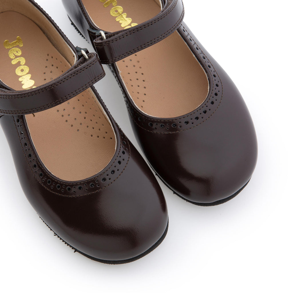 Mercedita florentic marrón con velcro 225-10 de Jeromín - 225-10-2C-6.jpg