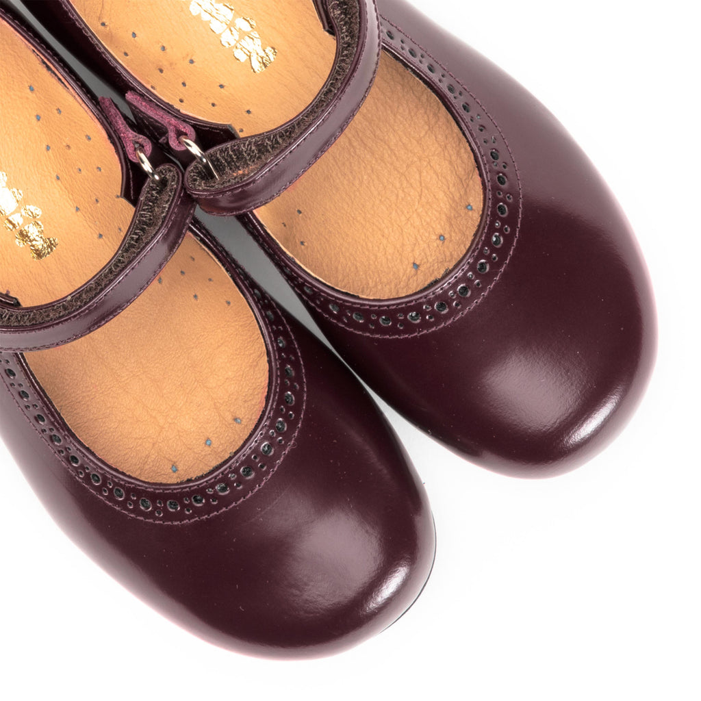 Mercedita flo burdeos con velcro 225-10 Jeromín - 225-10-5-6.jpg