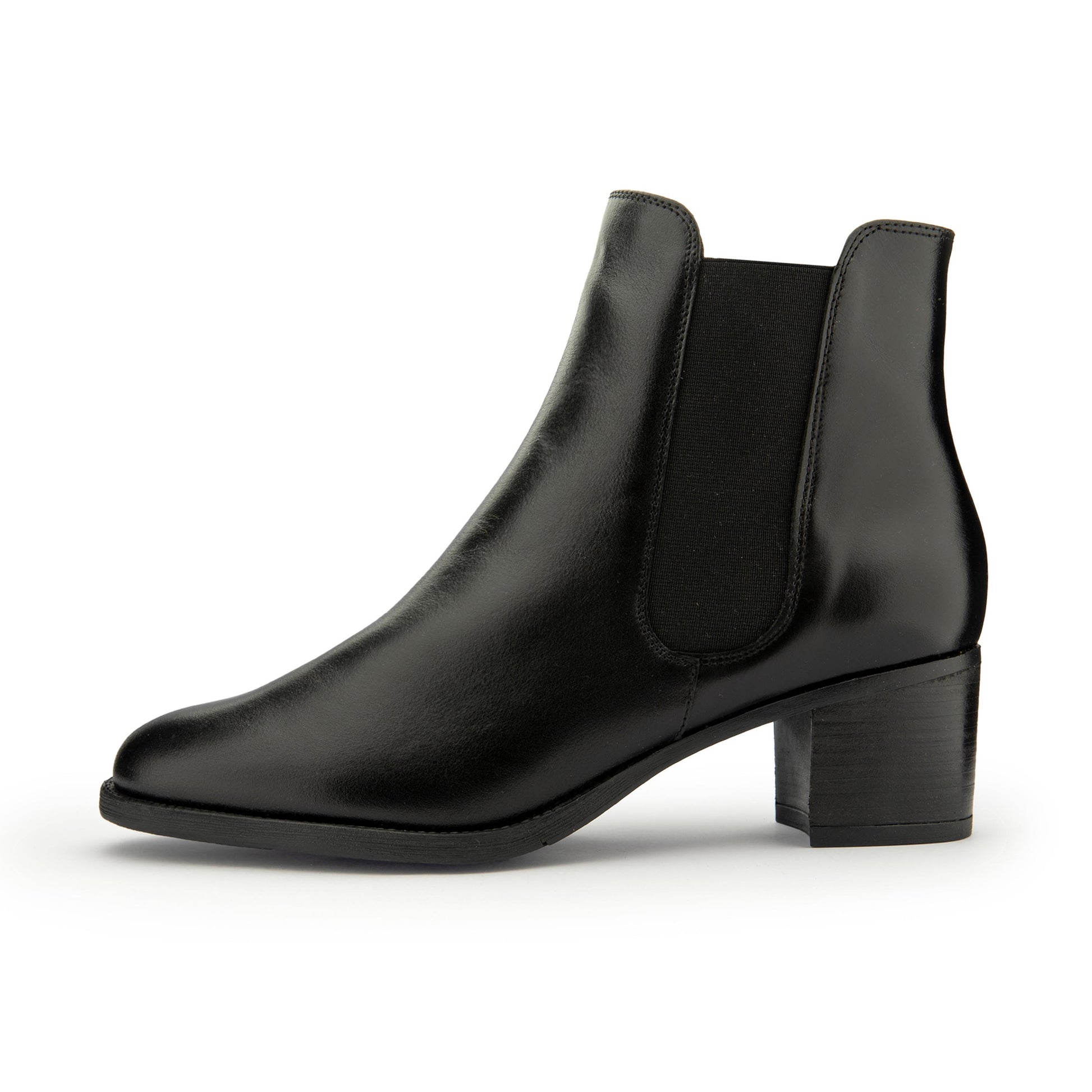 Botín negro de cremallera y elástico 225447 Piesanto - 225447-20-1.jpg