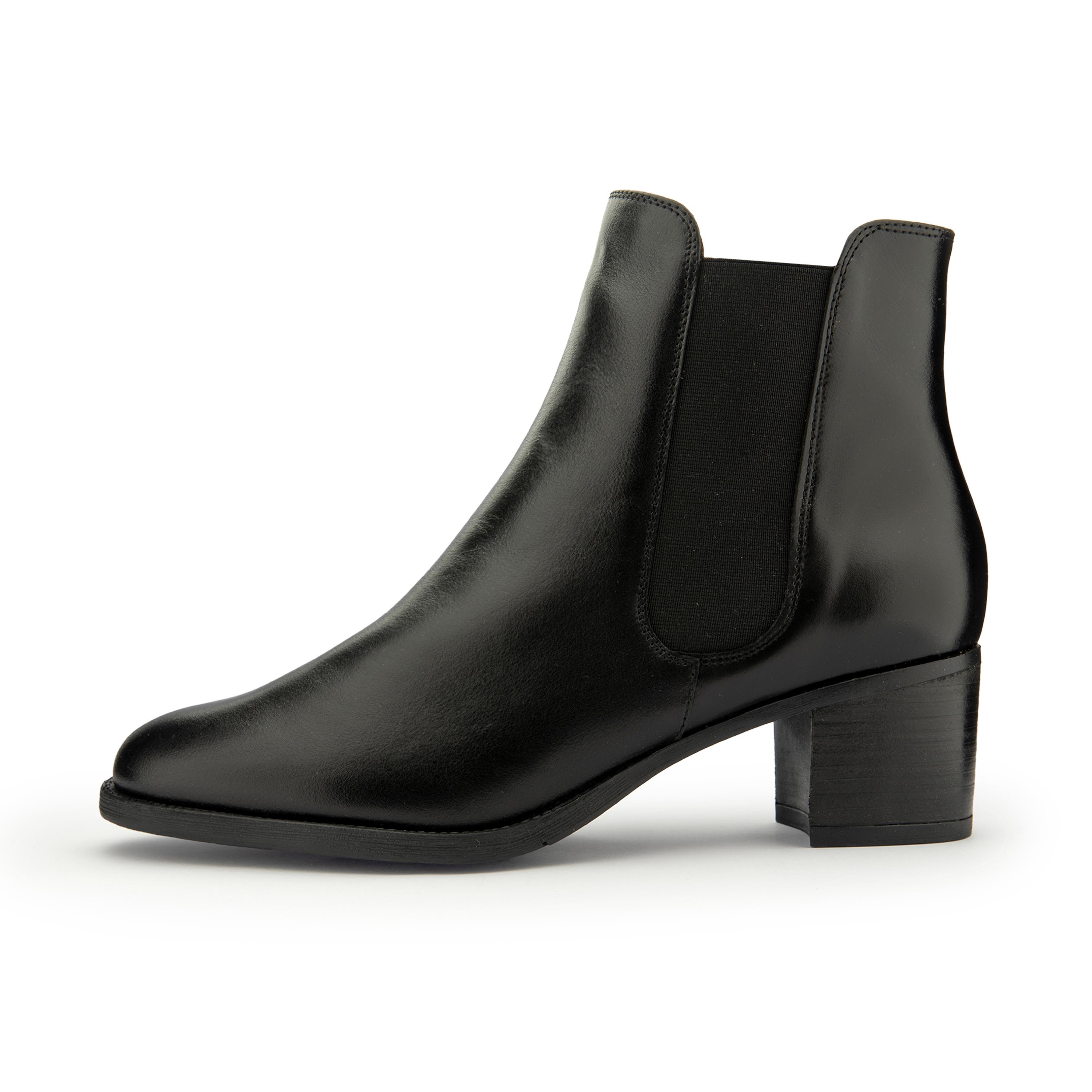 Botín negro de cremallera y elástico 225447 Piesanto - 225447-20-1.jpg