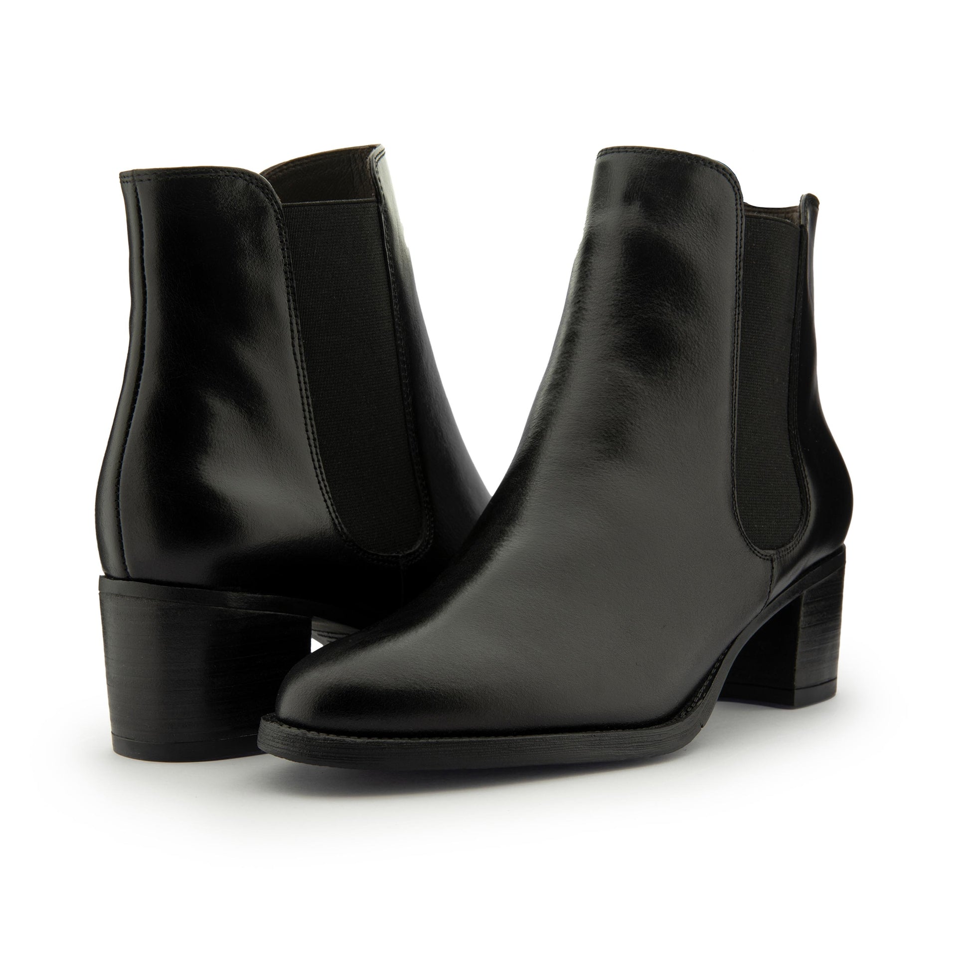 Botín negro de cremallera y elástico 225447 Piesanto - 225447-20-2.jpg