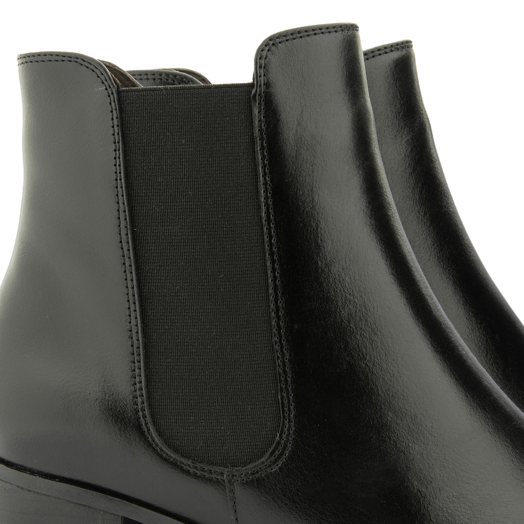 Botín negro de cremallera y elástico 225447 Piesanto - 225447-20-5.jpg