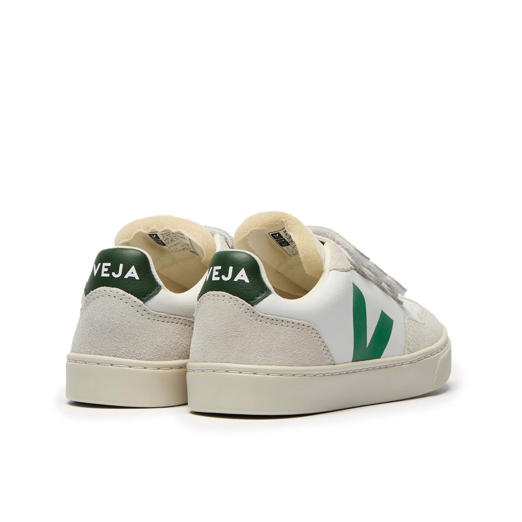 Deportiva blanco/verde con velcro V90VEL de Veja - V90VEL-262-2.jpg