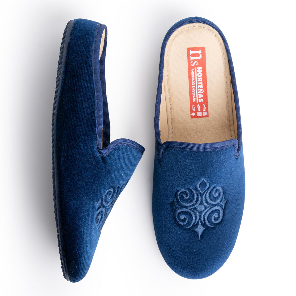 Zapatilla casa azul 23528 Norteñas
