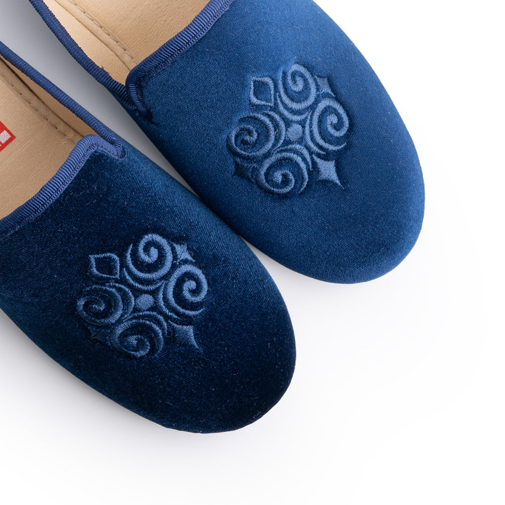 Zapatilla casa azul 23528 Norteñas