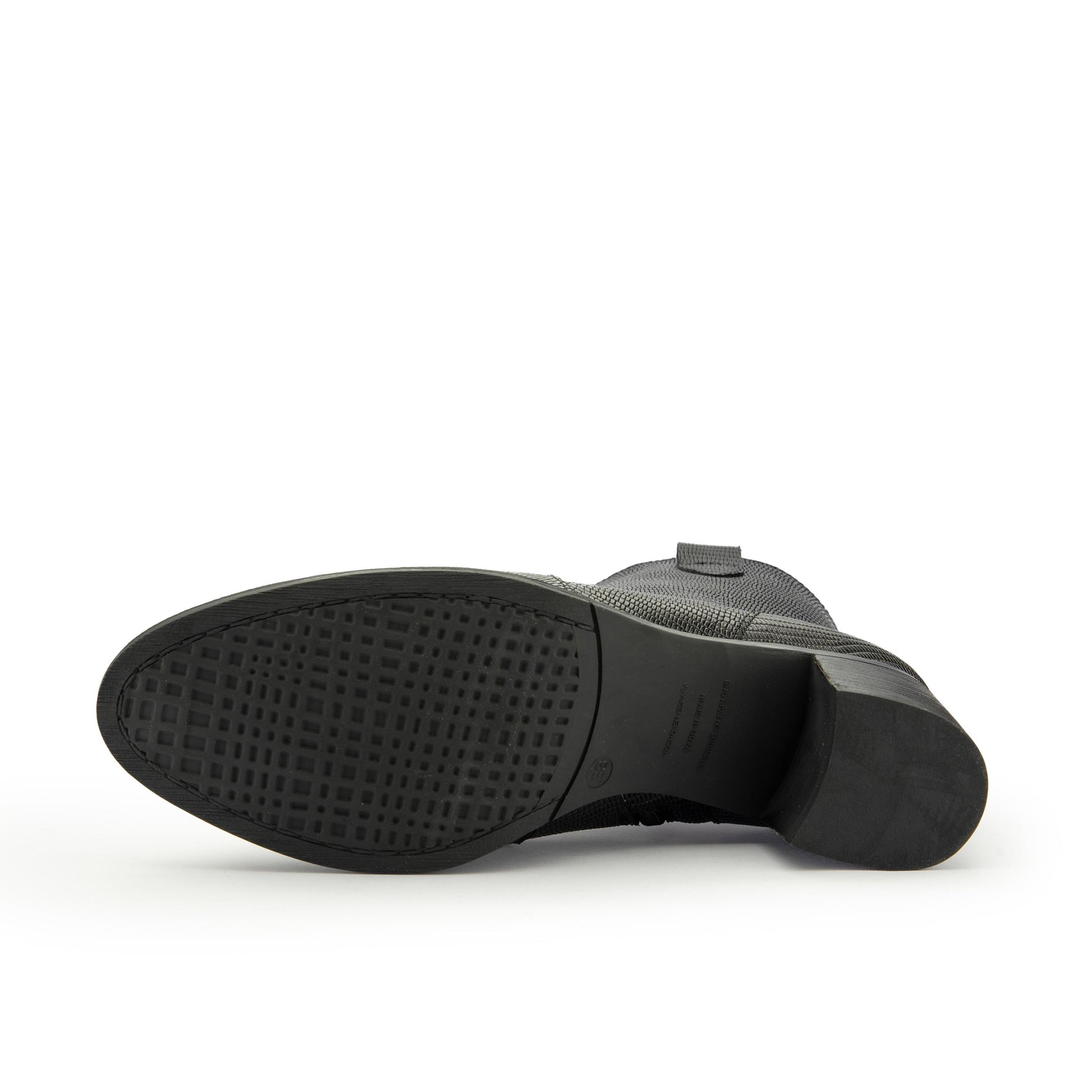 Botín con tacón negro con cremallera 235449 de Piesanto - 235449-20-4.jpg