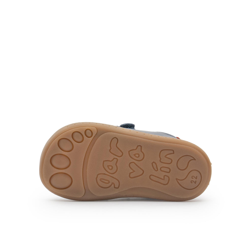 Deportiva barefoot ante azul con velcro 241302 Garvalín - 241302-27-4.jpg