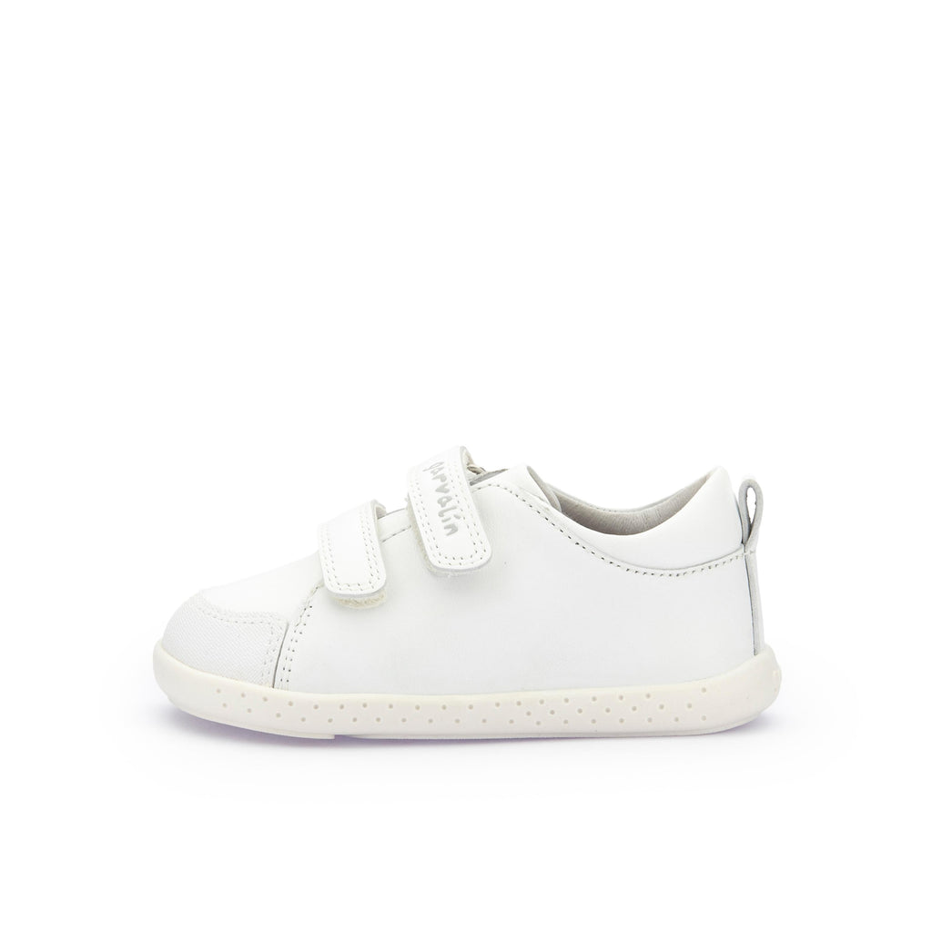 Deportiva barefoot total blanco con velcro 242322 Garvalín - 242322-307-1.jpg