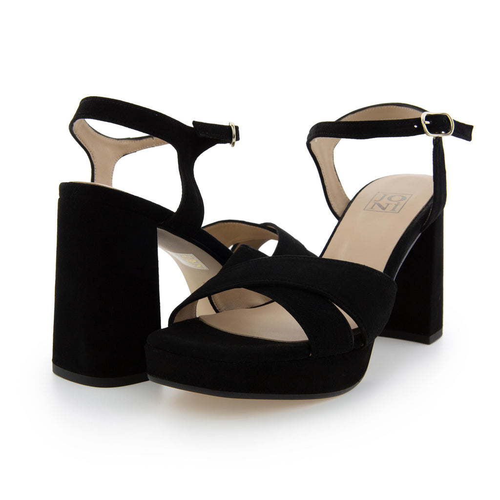 Sandalia con tacón ante negro con hebilla 24244 de Joni - 24244-124-2.jpg