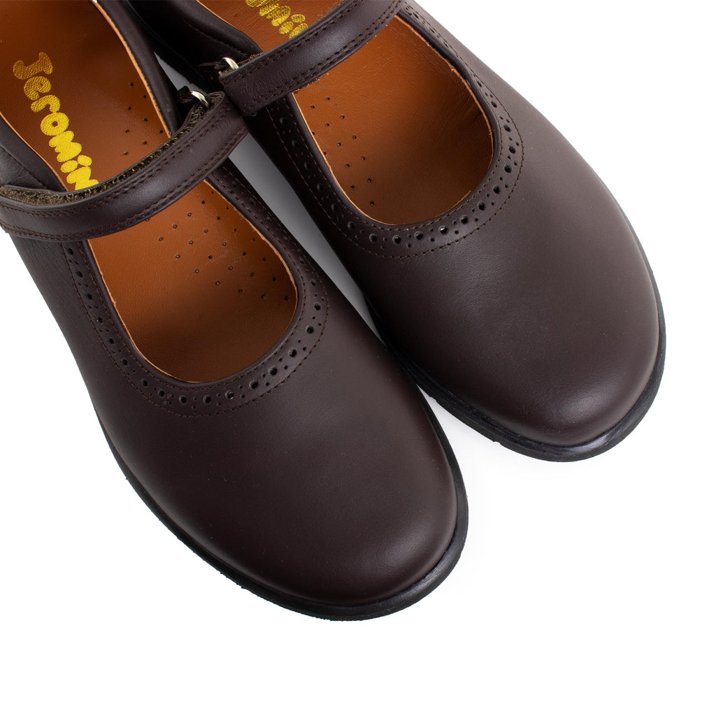 Mercedita marrón con velcro 246-08 de Jeromín - 246-08-12-6.jpg