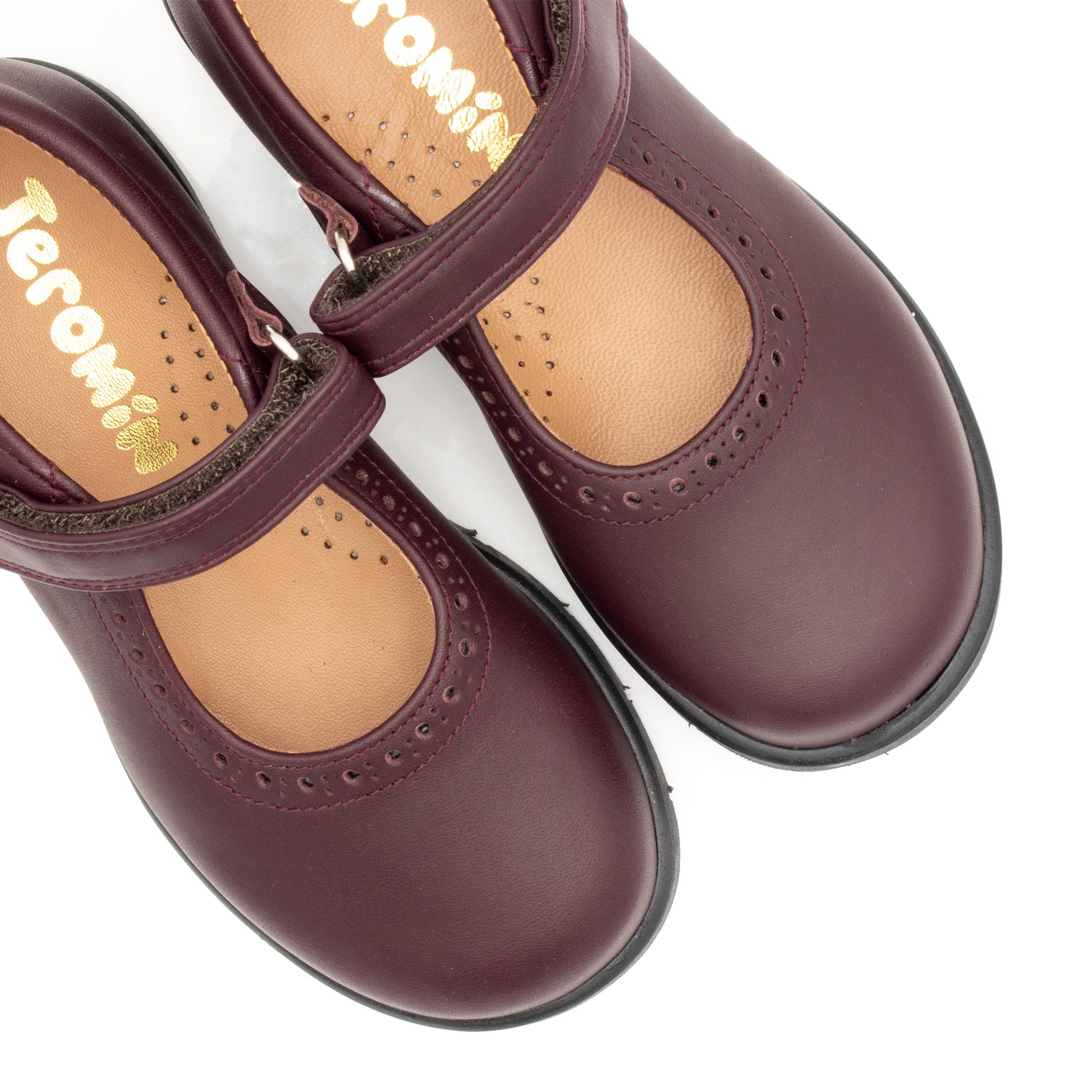 Mercedita burdeos con velcro 246-08 de Jeromín - 246-08-13-6.jpg