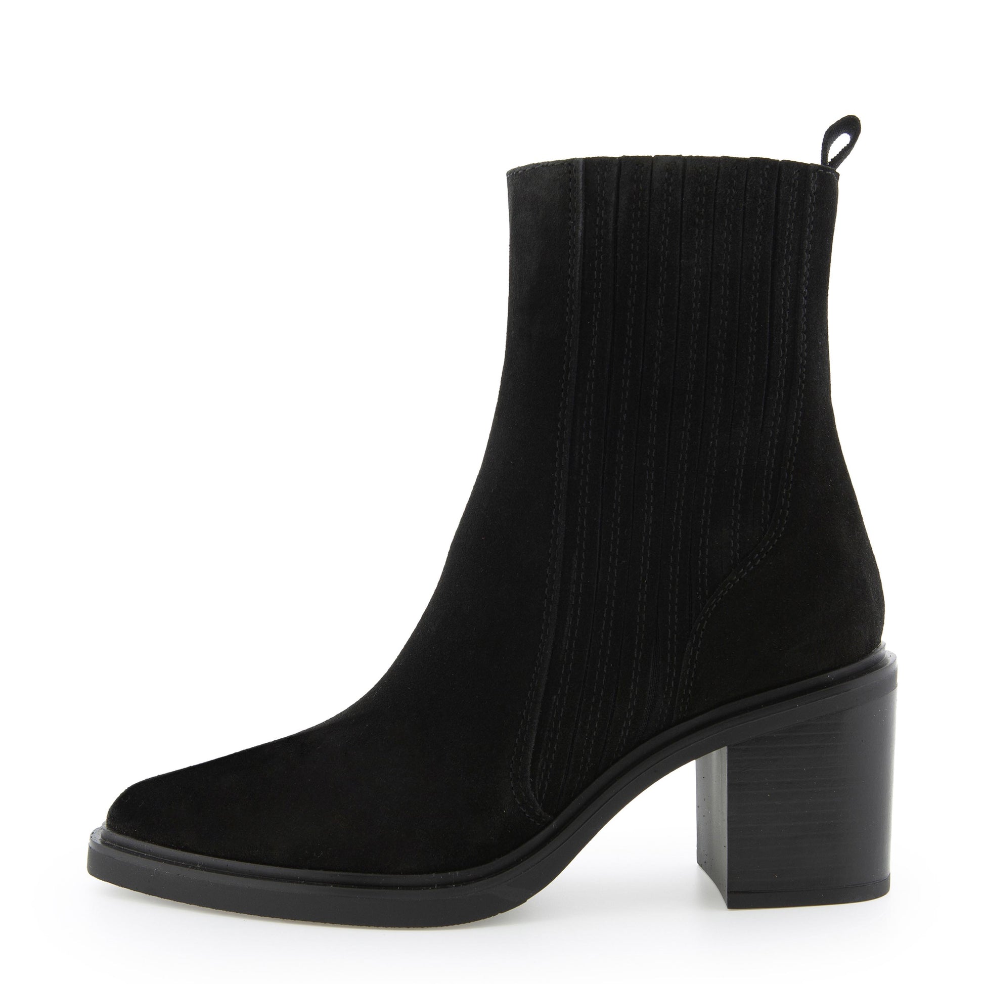 Botín de tacón negro con cremallera y elástico 2463 Alpe - 2463-31-1.jpg