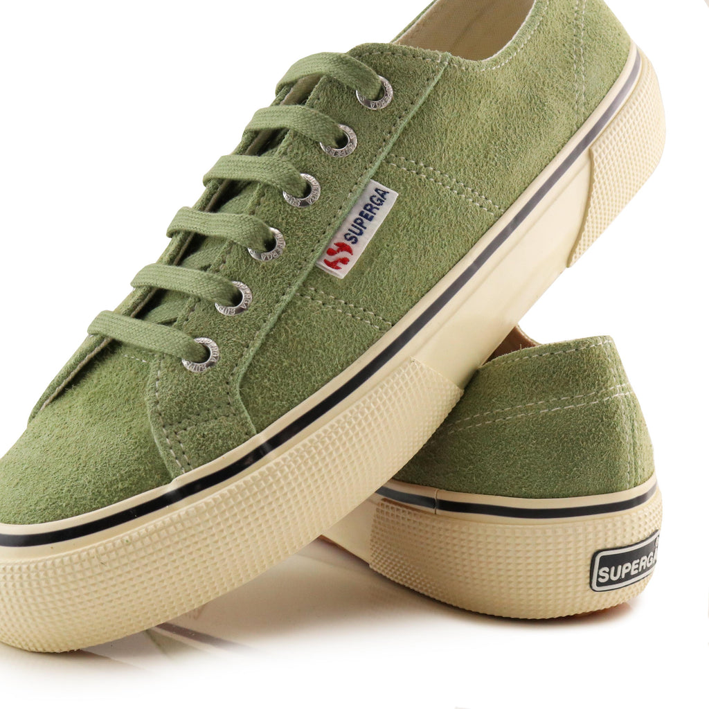 Zapatilla verde claro con cordón 2490HAIRYSUEM Superga - 2490HAIRYSUEM-105-6.jpg