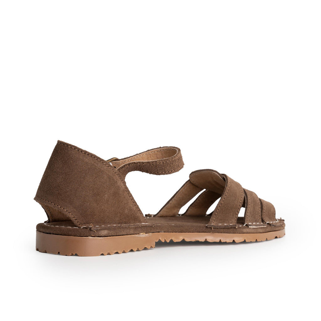 Sandalia serraje marrón 25128 Jeromín