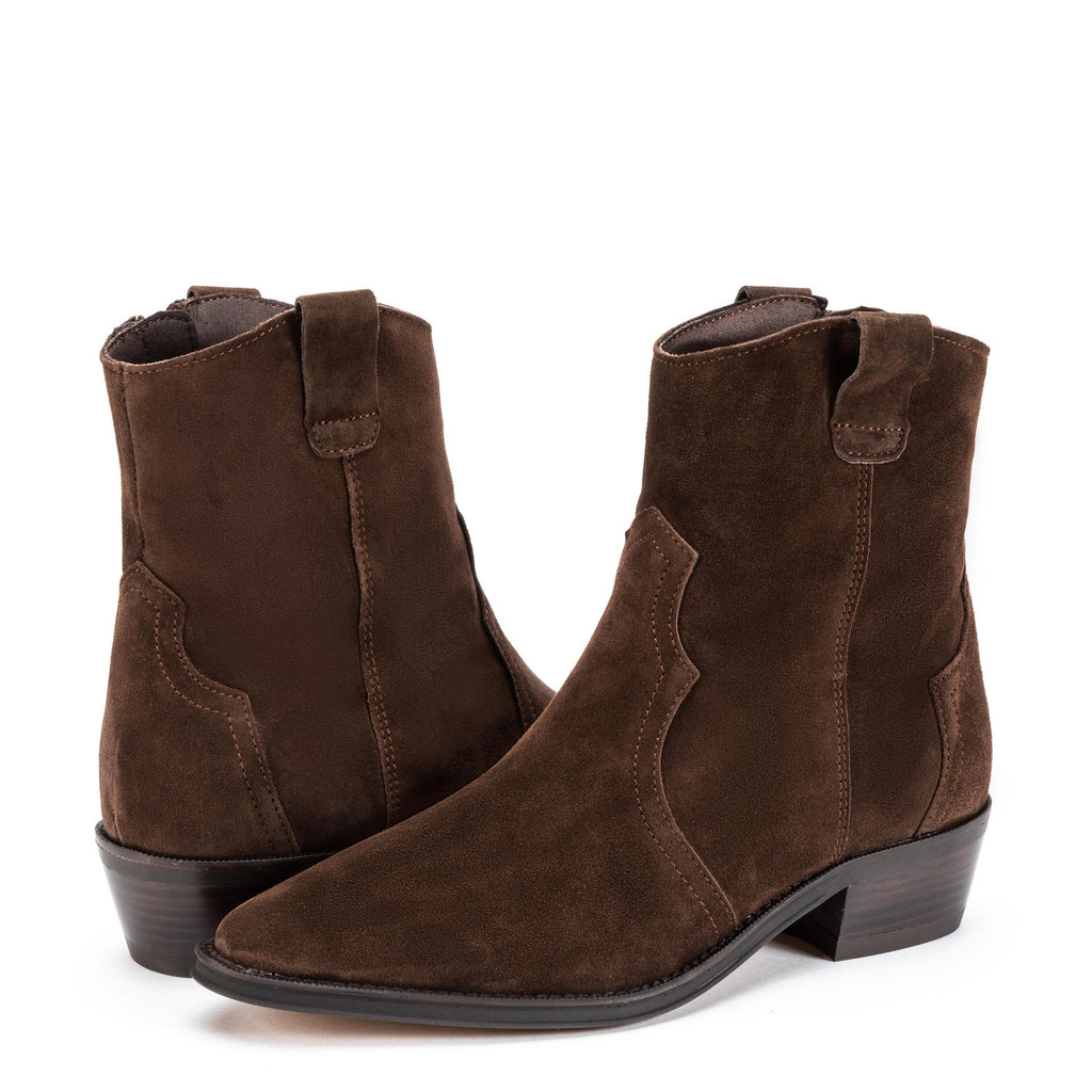 Bota cowboy ante marrón con cremallera 2548 de Alpe - 2548-26-2.jpg