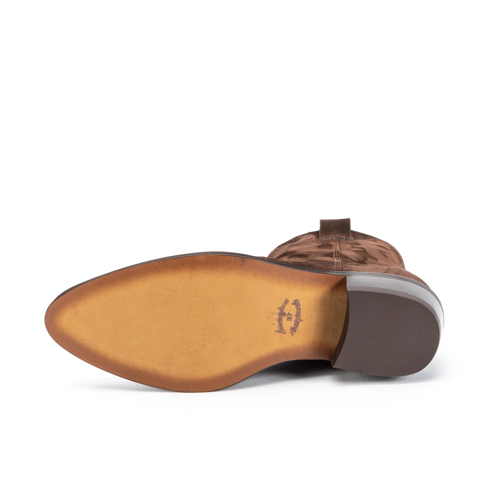 Bota cowboy ante marrón con cremallera 2548 de Alpe - 2548-26-4.jpg